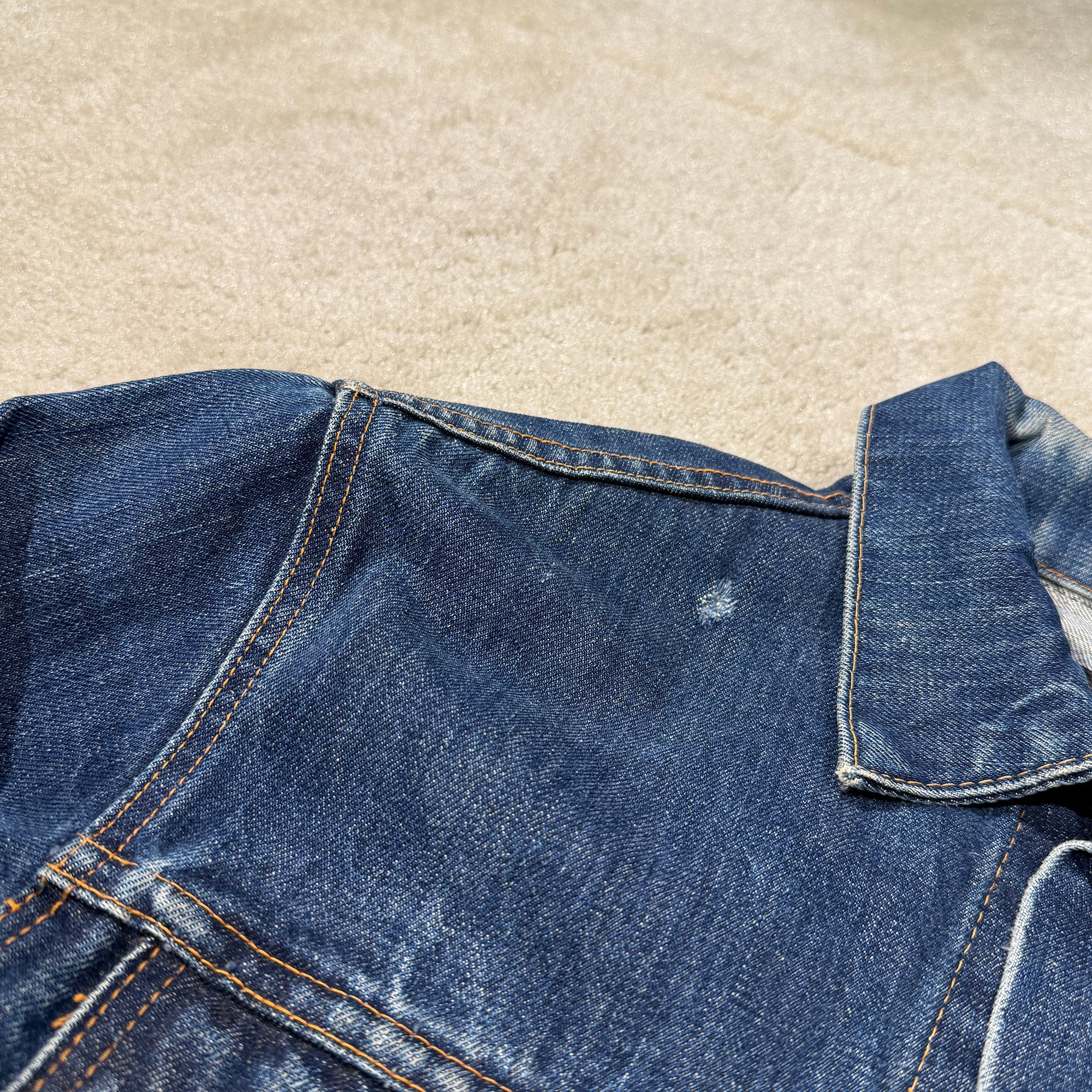 CHROME HEARTS × Levi's Body VNTG Cross Ball Denim Jacket Size S クロムハーツ × リーバイスボディ ヴィンテージ クロスボール デニムジャケット サイズS