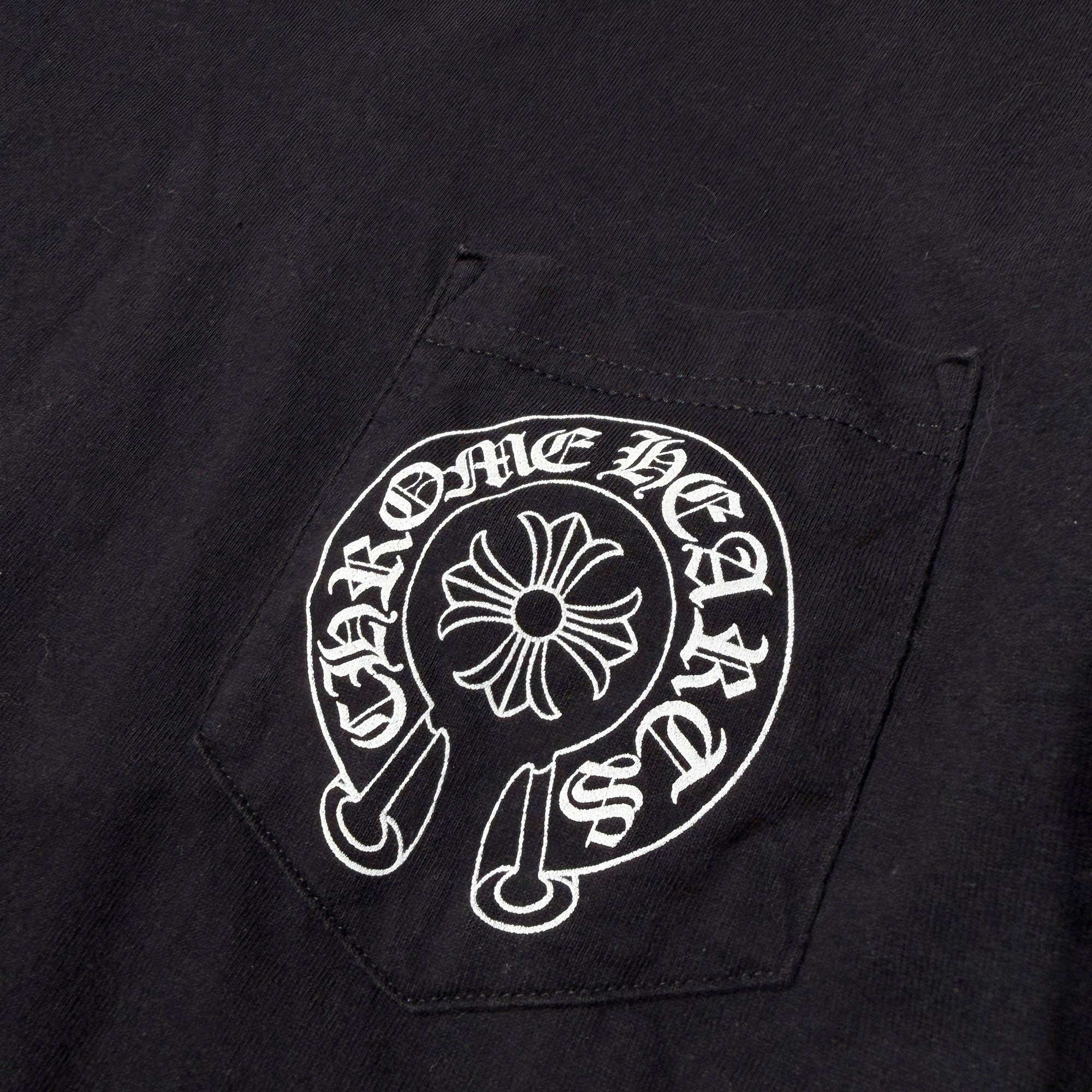 CHROME HEARTS London Limited Floral Cross Horseshoe Long Sleeve Tee L クロムハーツ ロンドン限定 フローラルクロス ホースシュー ロングスリーブ Tシャツ サイズL