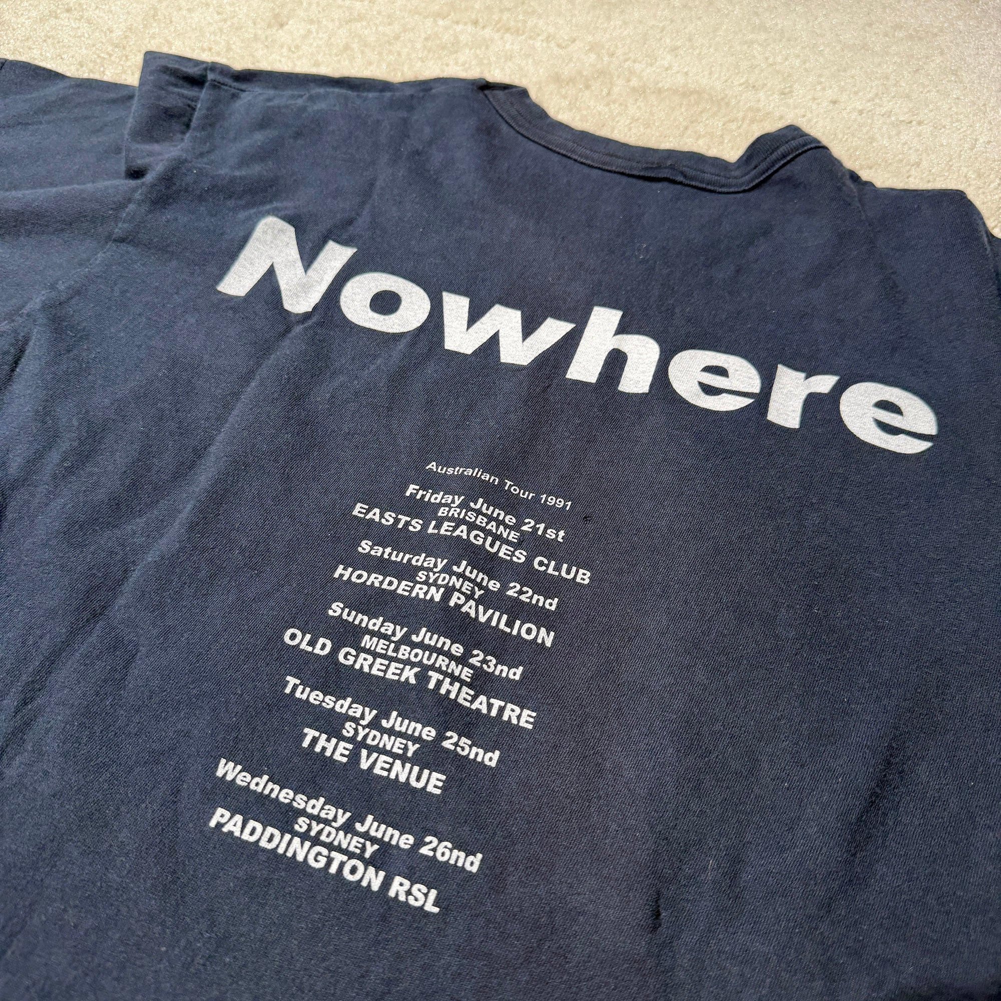 Vintage 90's RIDE "Nowhere" Tee ヴィンテージ 90's ライド "ノーウェア" Tシャツ