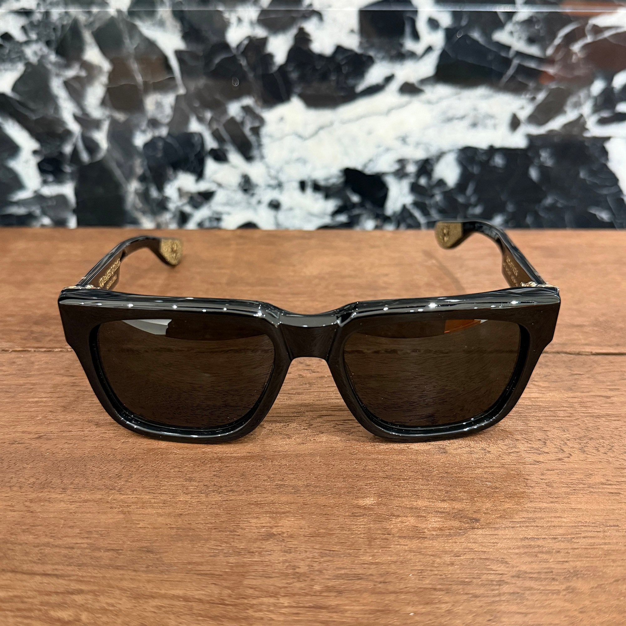 CHROME HEARTS BOX-OFFICER Sunglasses Emerald Dagger Size 56□19-144 クロムハーツ ボックスオフィサー サングラス エメラルドダガー サイズ56□19-144