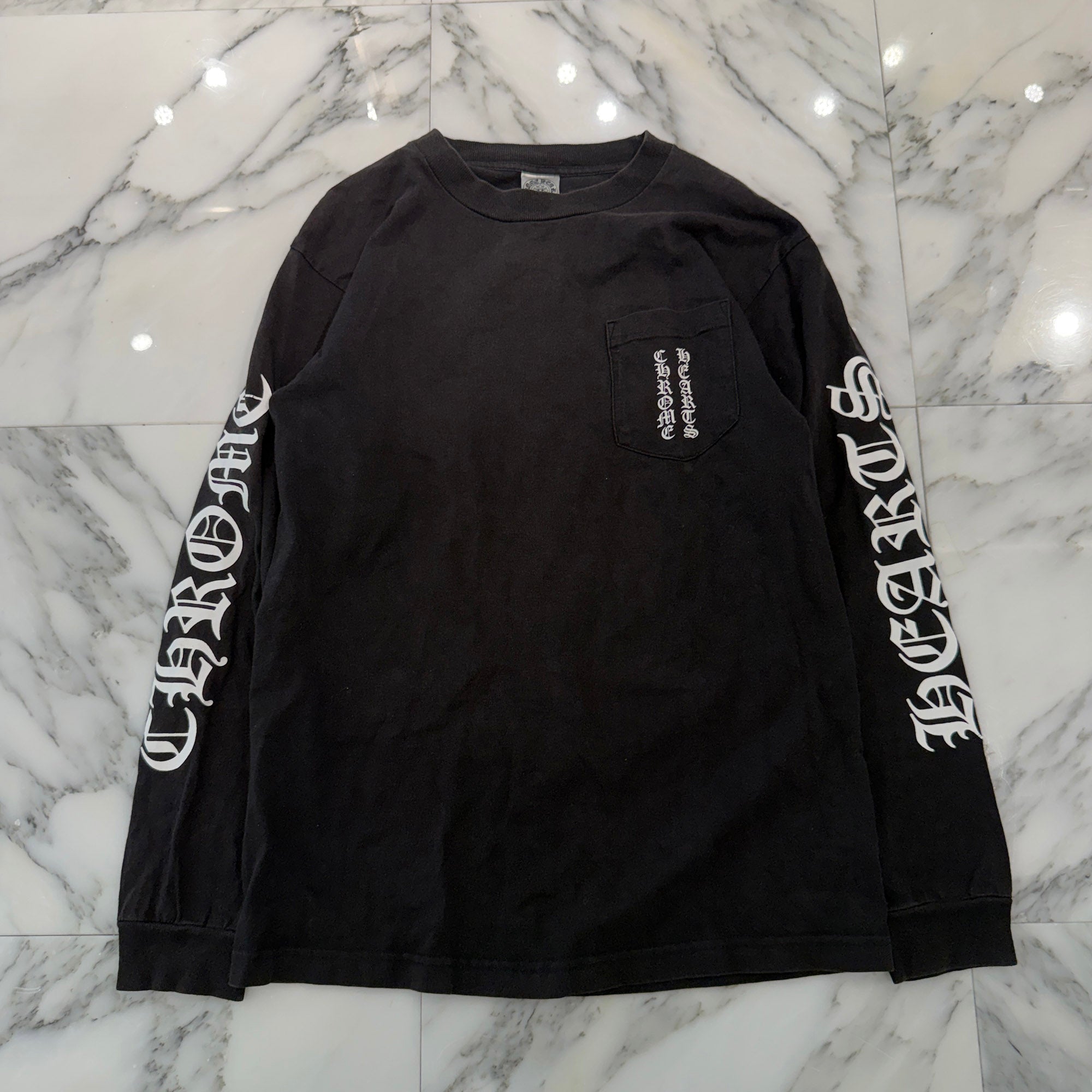 CHROME HEARTS Back Scroll Logo Long Sleeve Tee Size M クロムハーツ バック スクロールロゴ ロングスリーブＴシャツ サイズＭ