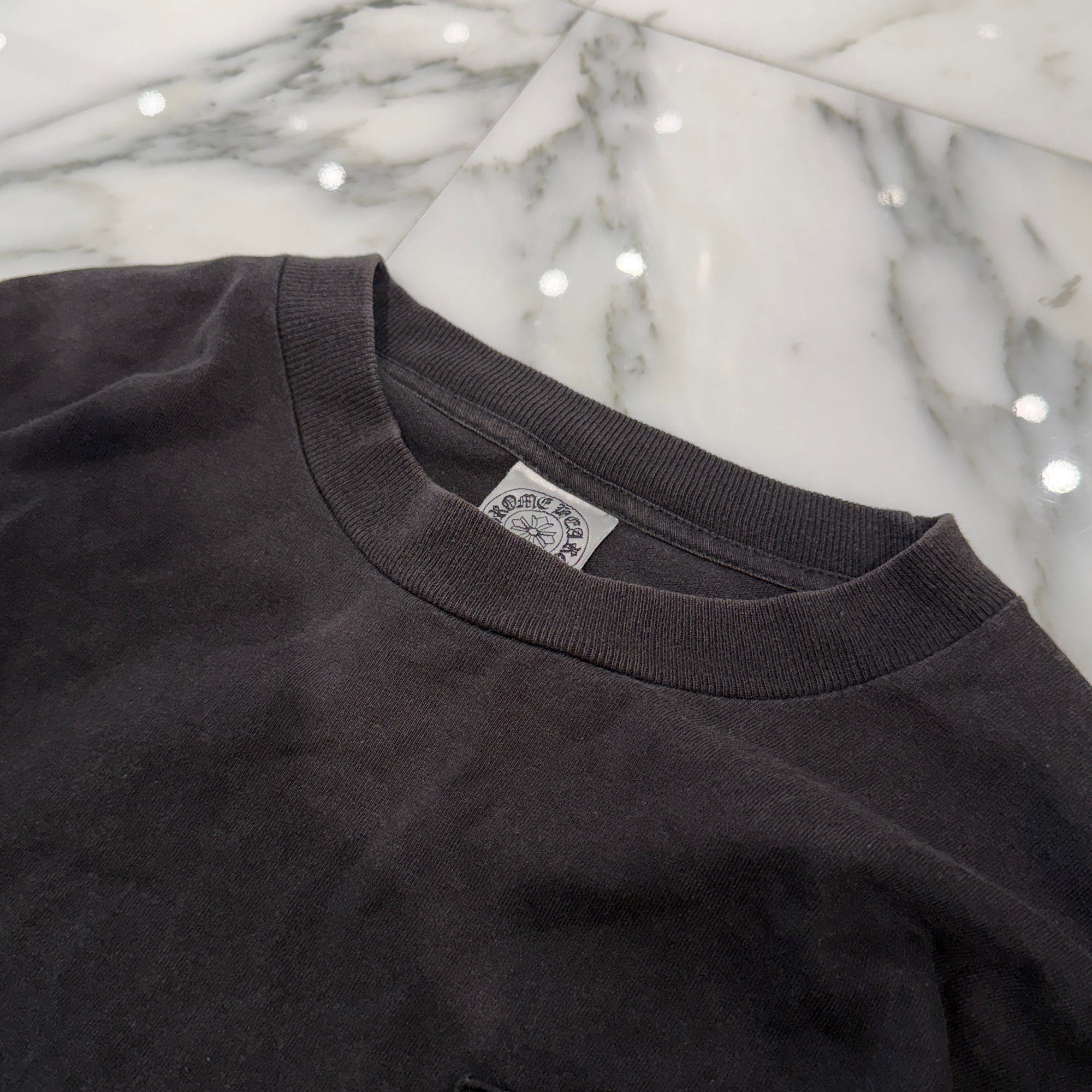 CHROME HEARTS Back Scroll Logo Long Sleeve Tee Size M クロムハーツ バック スクロールロゴ ロングスリーブＴシャツ サイズＭ