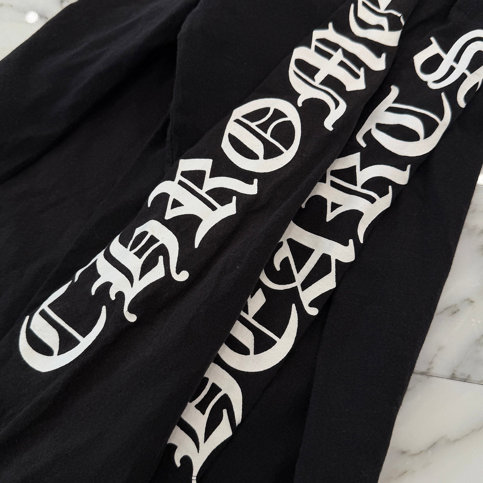 CHROME HEARTS Back Scroll Logo Long Sleeve Tee Size M クロムハーツ バック スクロールロゴ ロングスリーブＴシャツ サイズＭ