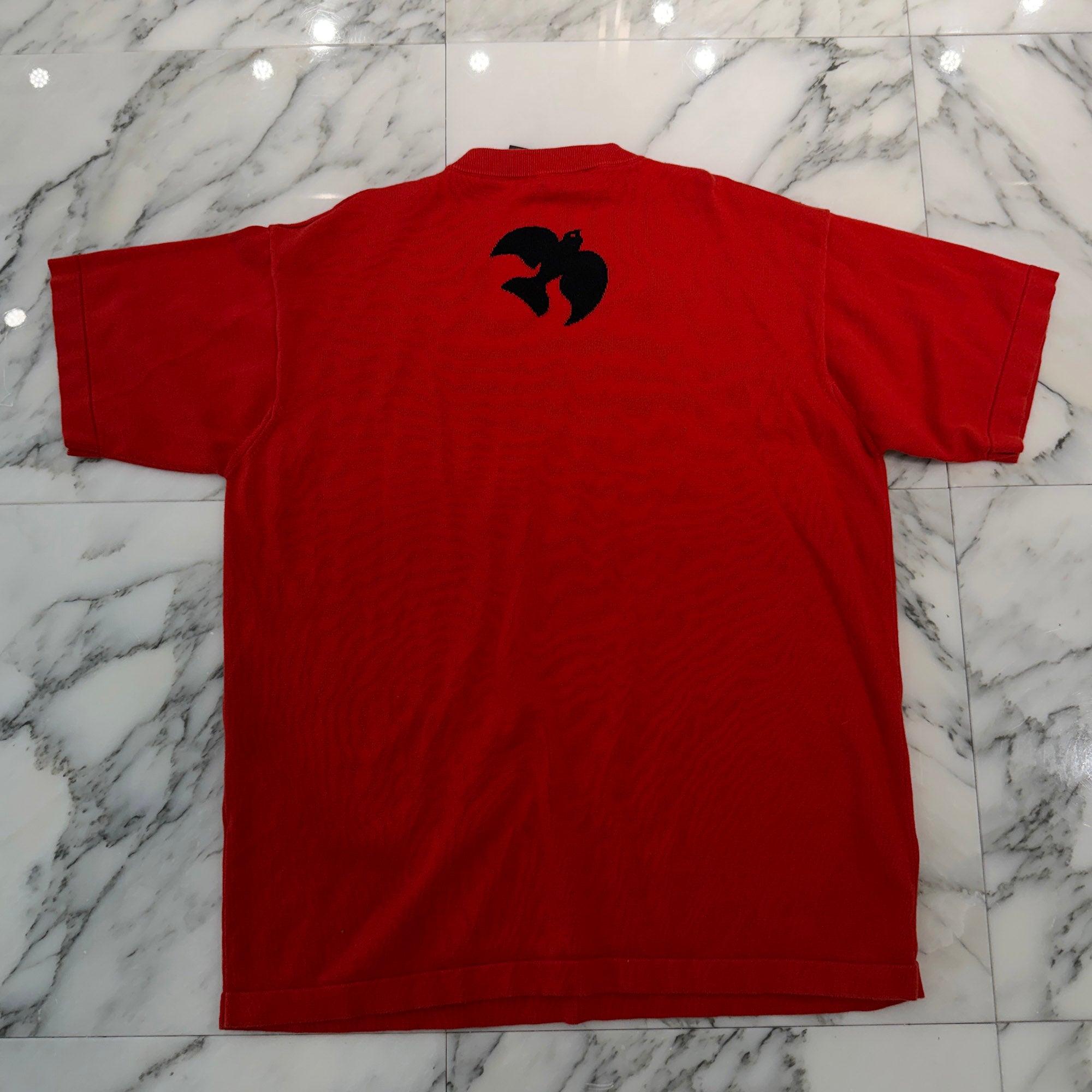 LOUIS VUITTON 2023SS Logo Design Knit Tee HON01W Size M ルイヴィトン ロゴデザイン ニットTシャツ サイズM