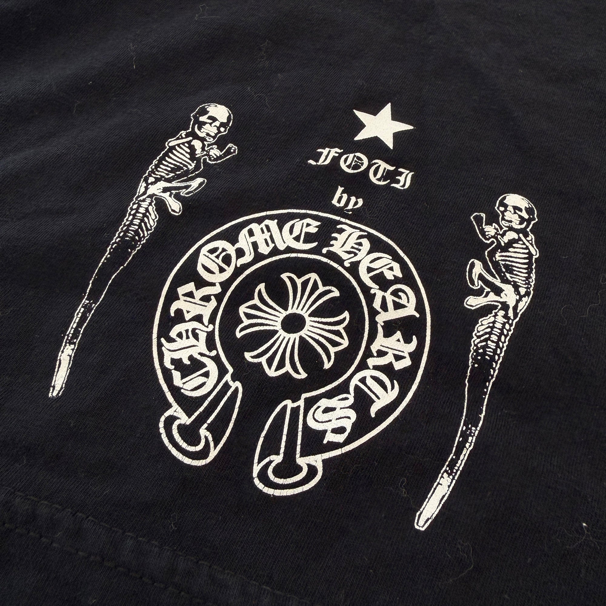 CHROME HEARTS FOTI Harris Teeter Print Tee Size L クロムハーツ フォティ・ハリスティーター プリント Tシャツ サイズL