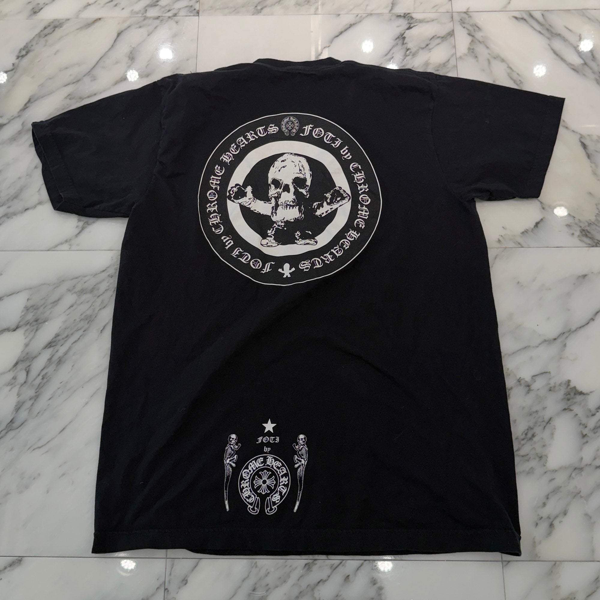 CHROME HEARTS FOTI Harris Teeter Print Tee Size L クロムハーツ フォティ・ハリスティーター プリント Tシャツ サイズL
