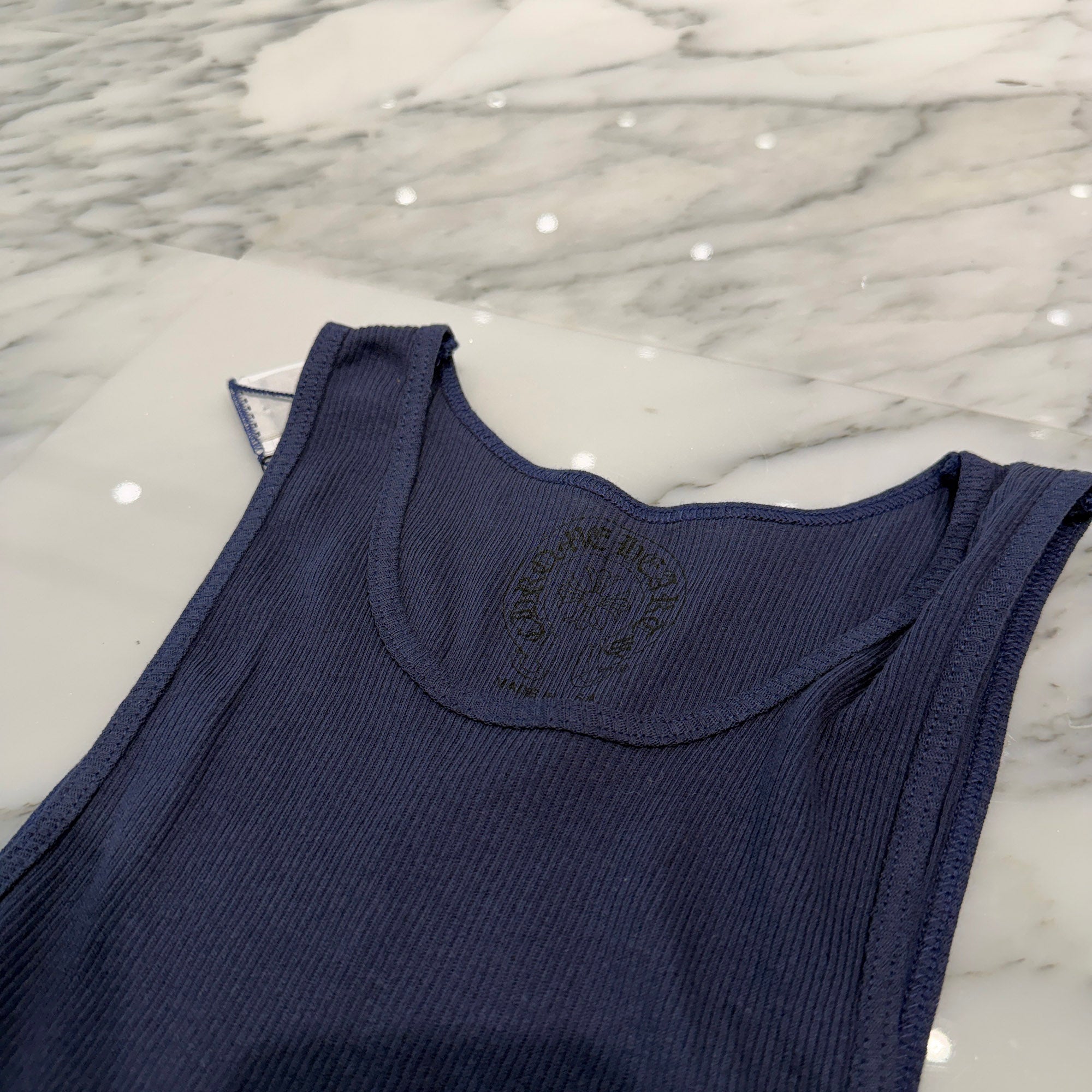 CHROME HEARTS Side T Bar Logo Tank Top Size M クロムハーツ サイドTバーロゴ プリント タンクトップ サイズM