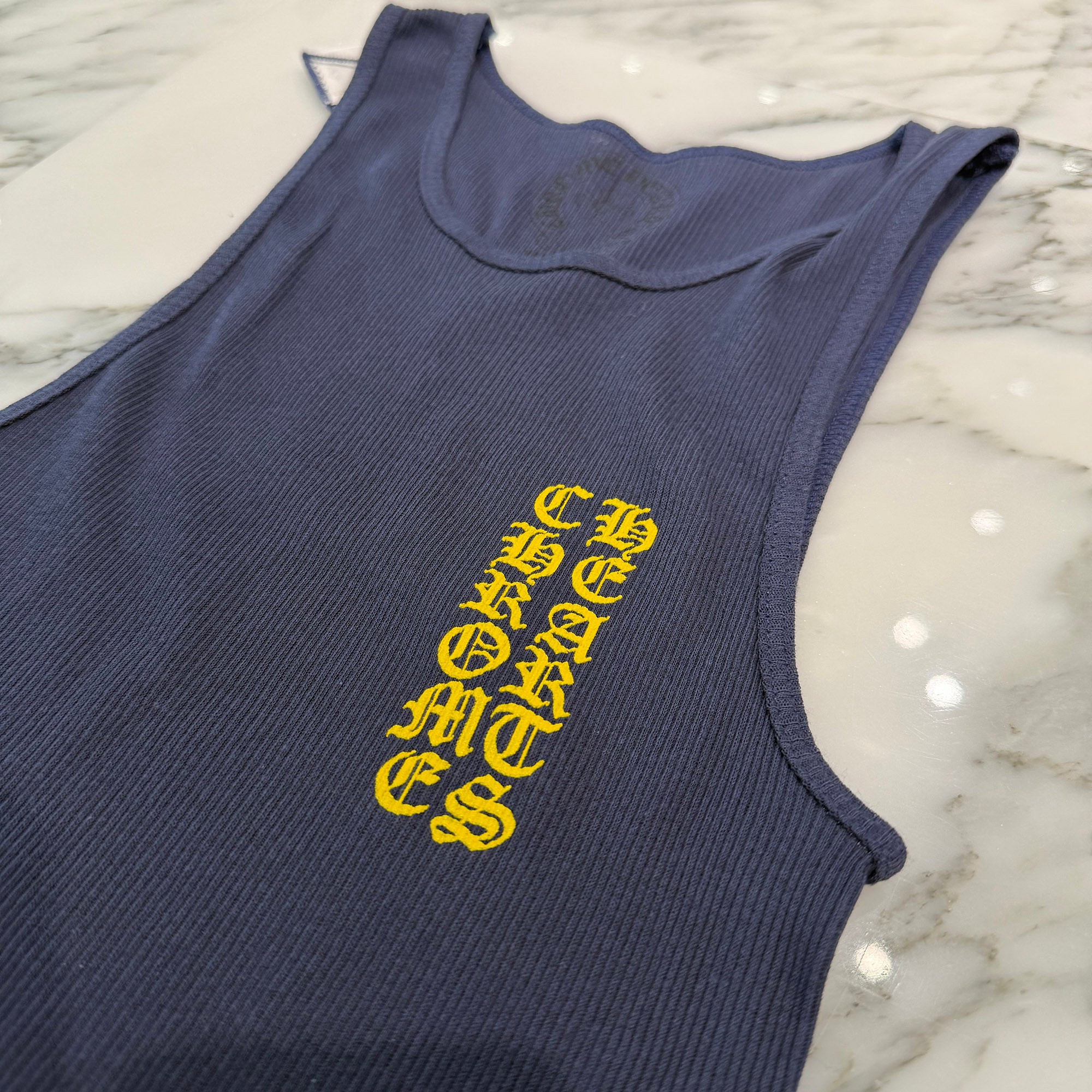 CHROME HEARTS Side T Bar Logo Tank Top Size M クロムハーツ サイドTバーロゴ プリント タンクトップ サイズM