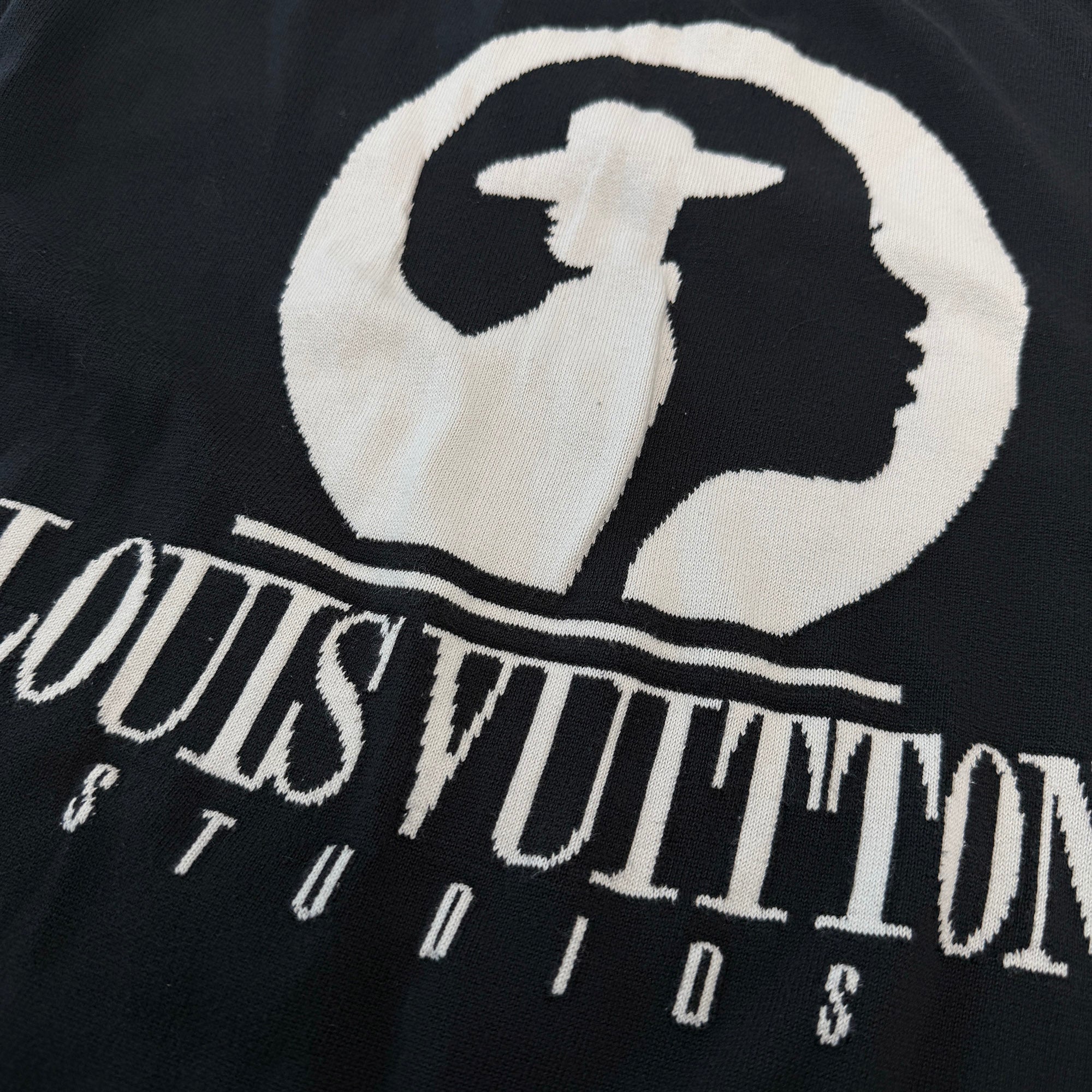 LOUIS VUITTON 2023AW Studio Graphic Knit Tee HPN83W Size M ルイヴィトン スタジオグラフィック ニットTシャツ サイズM