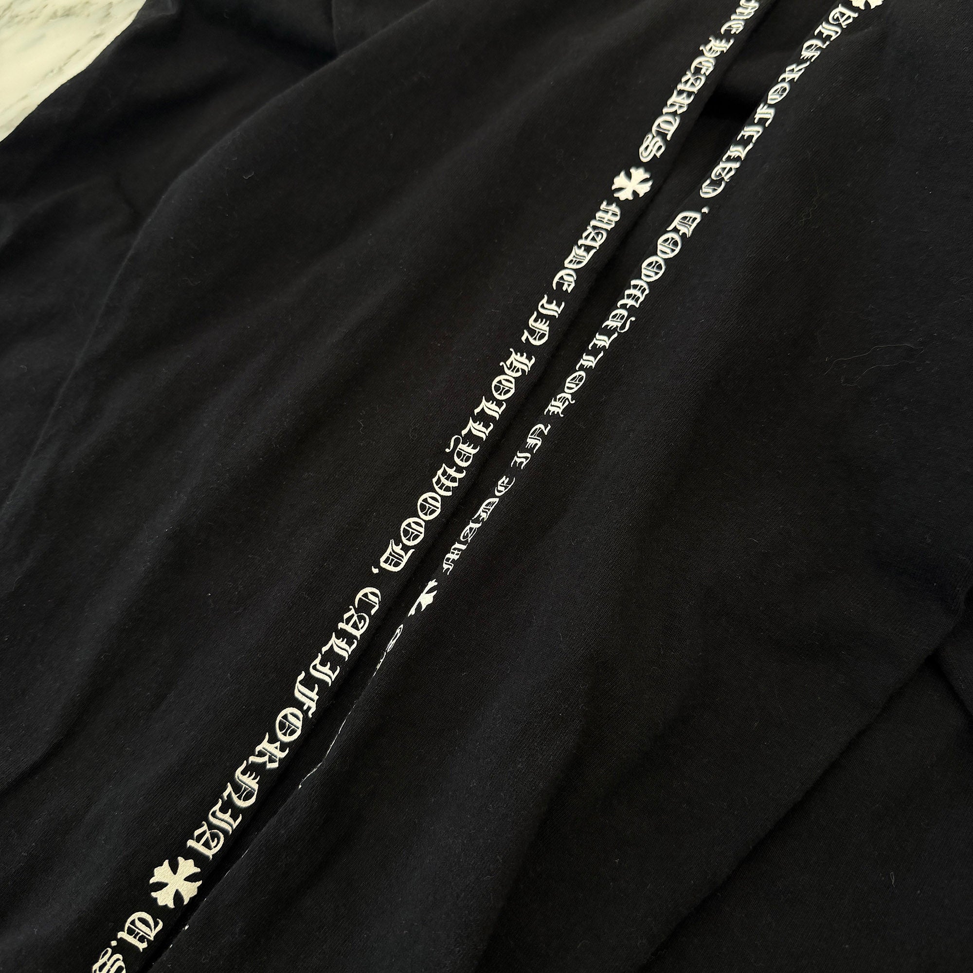 CHROME HEARTS Back Large Floral Cross Long Sleeve Tee Size M クロムハーツ バック ラージフローラルクロス  ロングスリーブＴシャツ サイズＭ