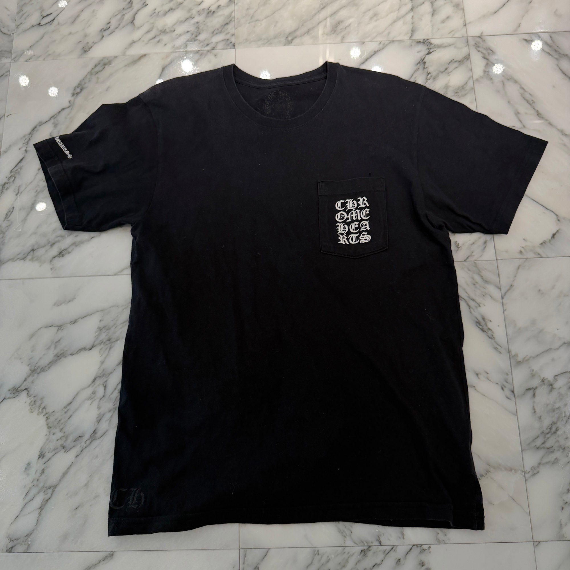 CHROME HEARTS Vertical Logo Tee Size L クロムハーツ ヴァーティカルロゴ Tシャツ サイズL
