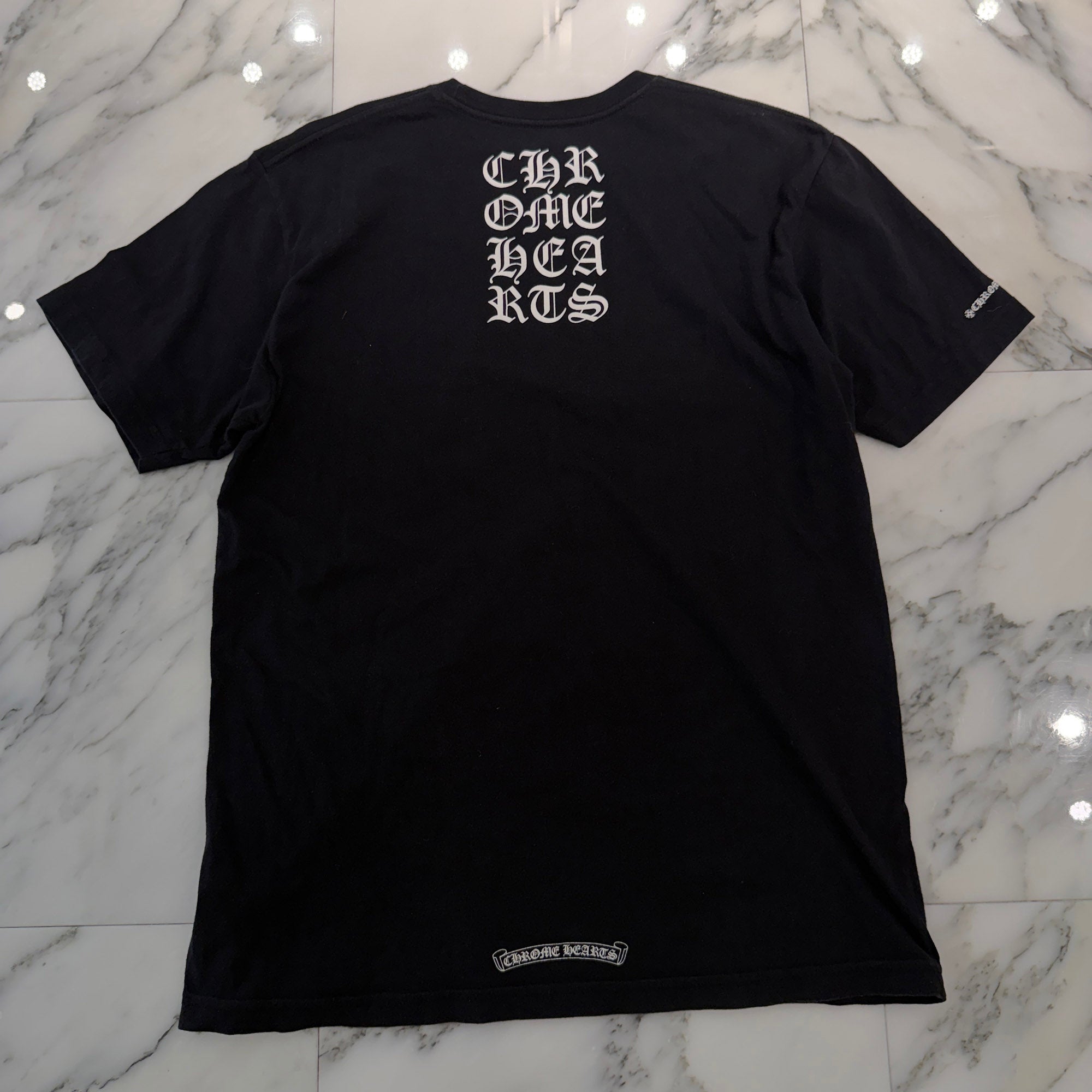 CHROME HEARTS Vertical Logo Tee Size L クロムハーツ ヴァーティカルロゴ Tシャツ サイズL