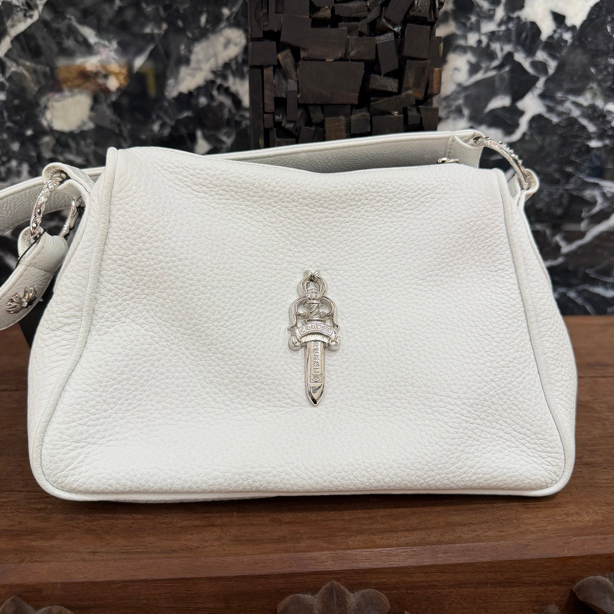 CHROME HEARTS CHICKEN NUGGET "Small" Leather Shoulder Bag クロムハーツ チキンナゲット "スモール" レザー ショルダーバッグ