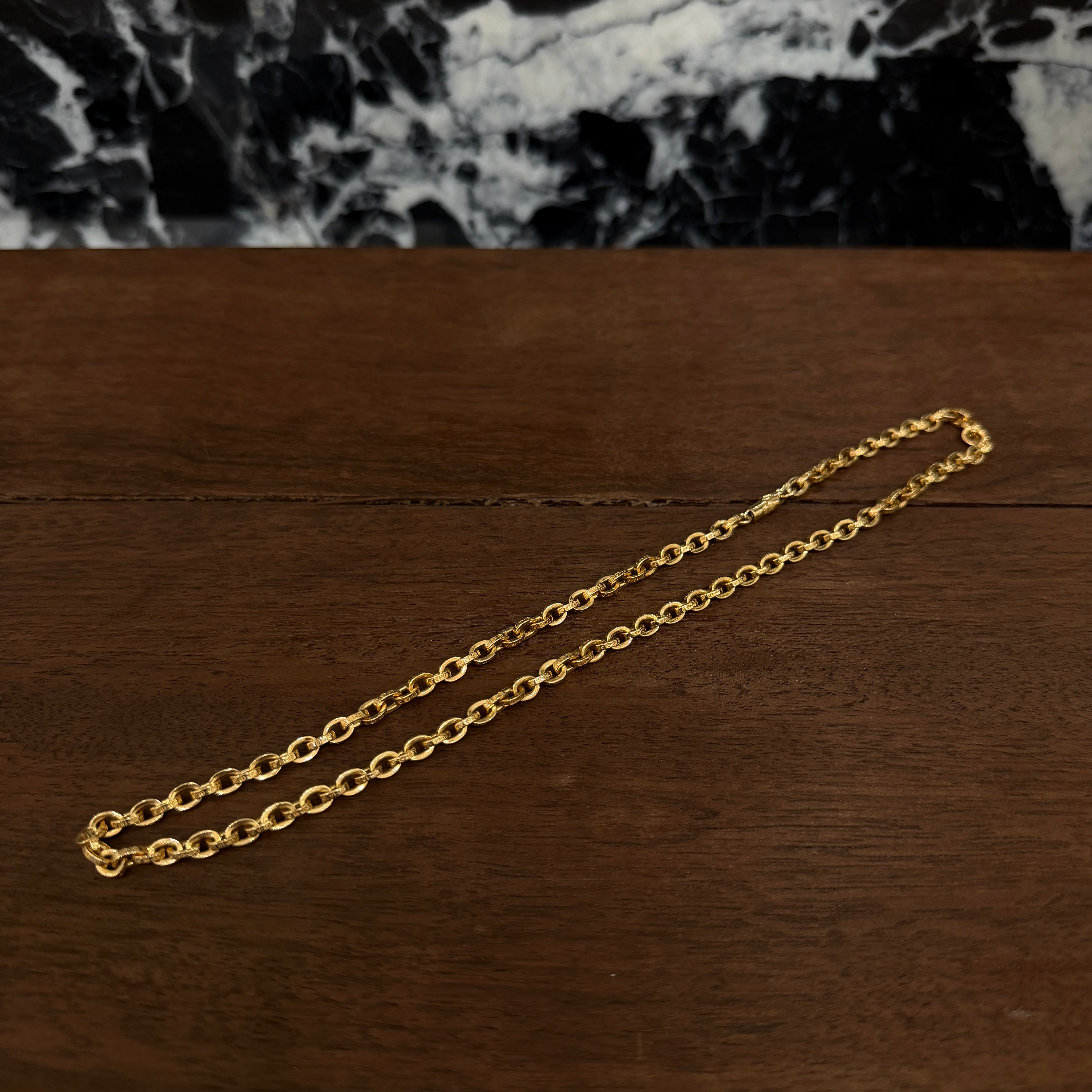 CHROME HEARTS 22K Paper Chain Size 20 Inch クロムハーツ 22K ペーパー チェーン サイズ20インチ