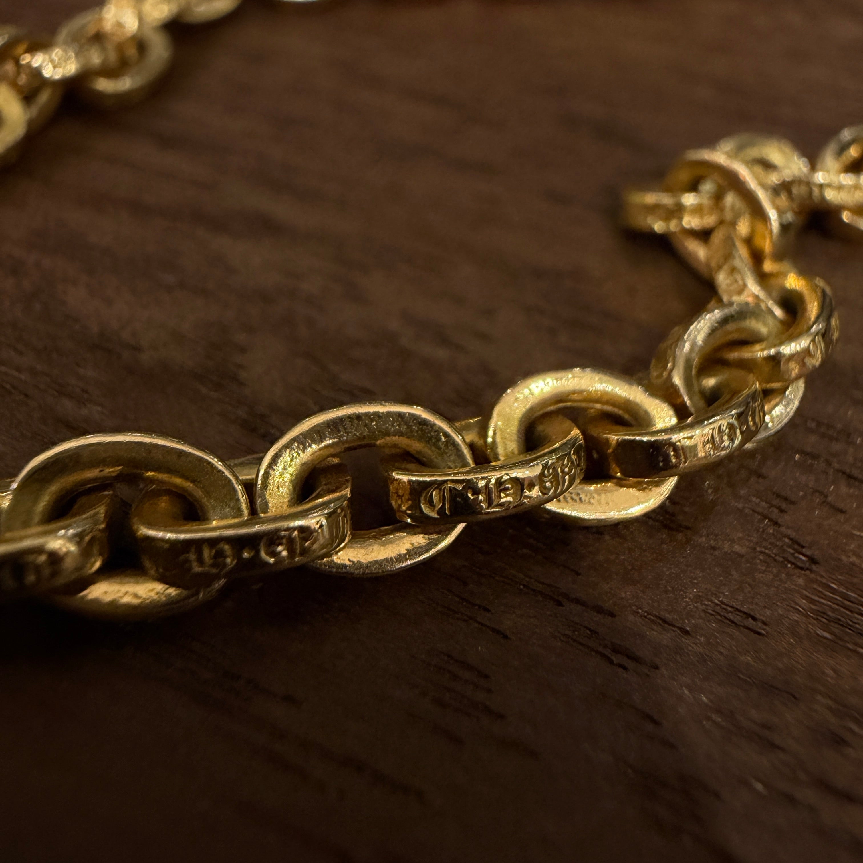 CHROME HEARTS 22K Paper Chain Size 20 Inch クロムハーツ 22K ペーパー チェーン サイズ20インチ