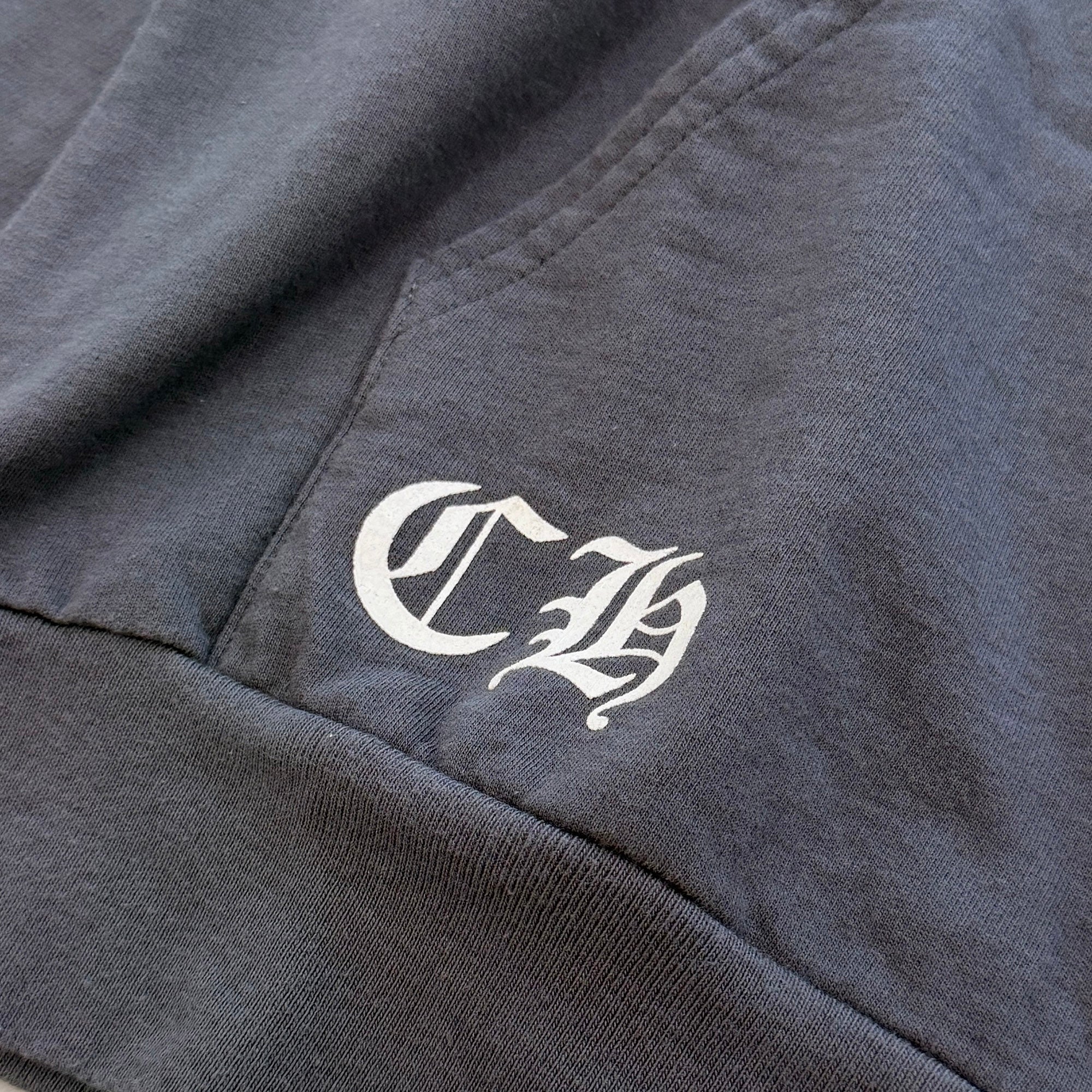 CHROME HEARTS Back Celtic Cross Horseshoe Zip Up Hoodie Size M クロムハーツ バック ケルティッククロス ホースシュージップアップフーディー サイズM