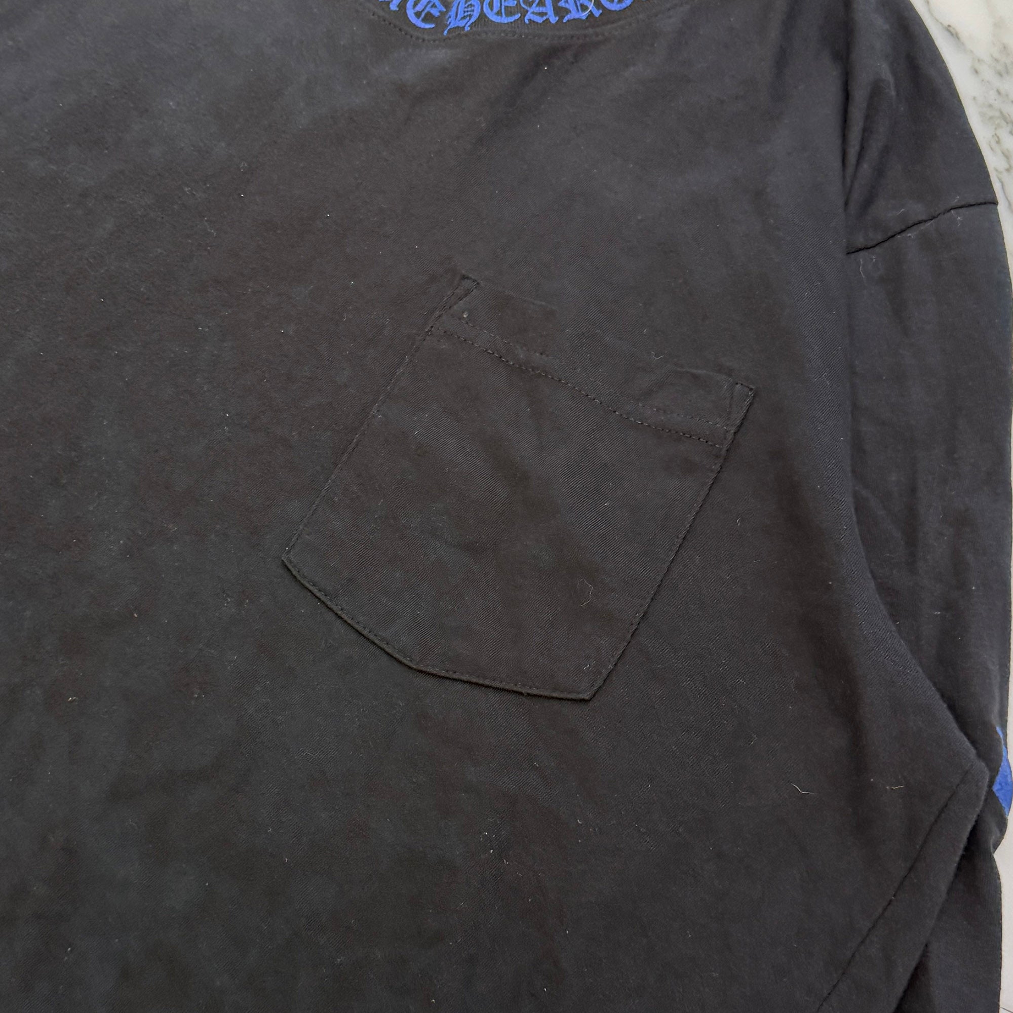 CHROME HEARTS Neck Logo Long Sleeve Tee Size L クロムハーツ ネックロゴ ロングスリーブTシャツ サイズL