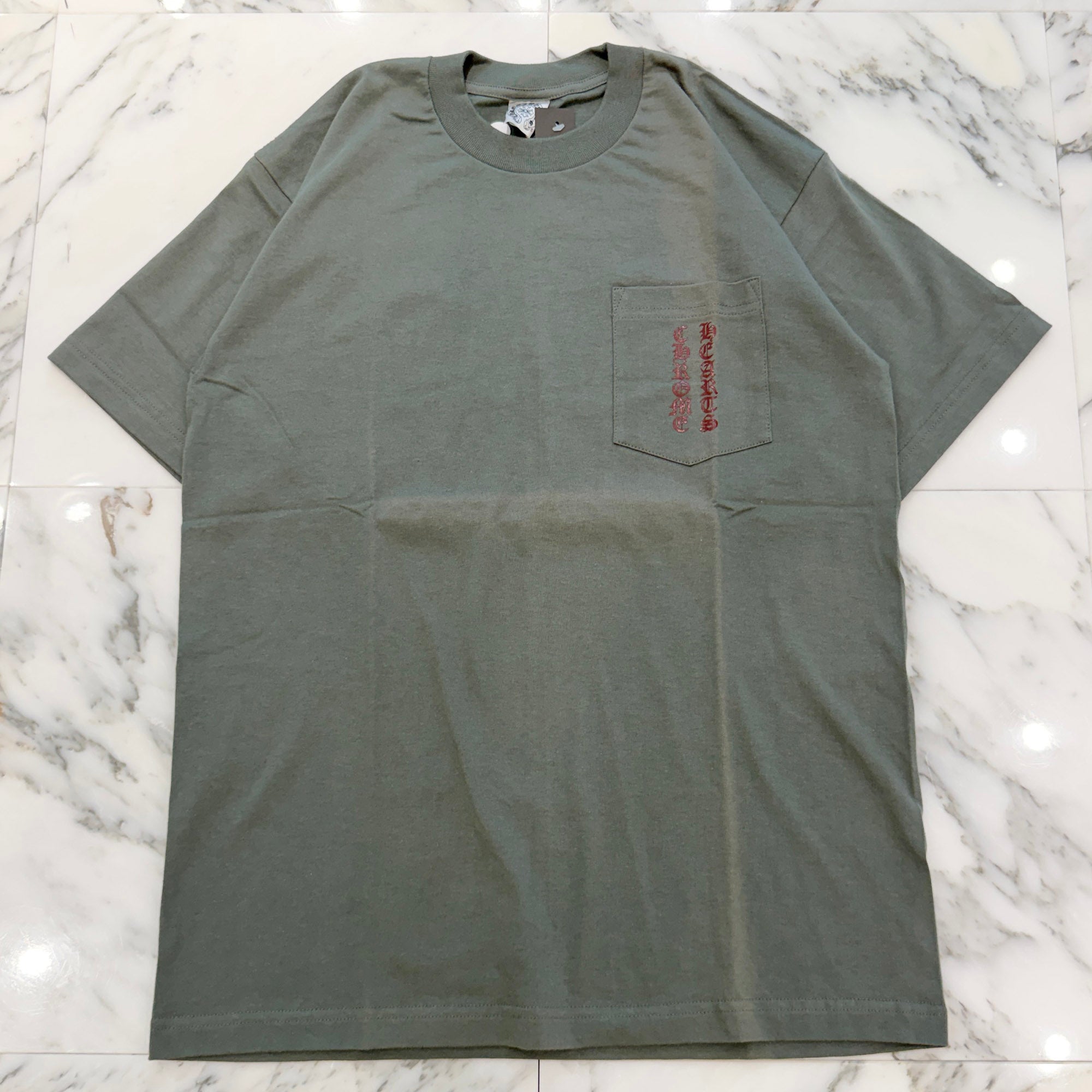 CHROME HEARTS Intellectual Gallery Limited Vertical Logo Back Scroll Tee Size L クロムハーツ インテレクチュアルギャラリー限定 ヴァーティカルロゴ バックスクロールTシャツ サイズL