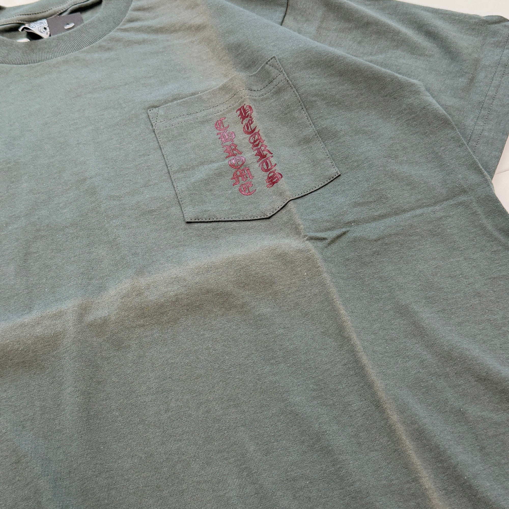 CHROME HEARTS Intellectual Gallery Limited Vertical Logo Back Scroll Tee Size L クロムハーツ インテレクチュアルギャラリー限定 ヴァーティカルロゴ バックスクロールTシャツ サイズL