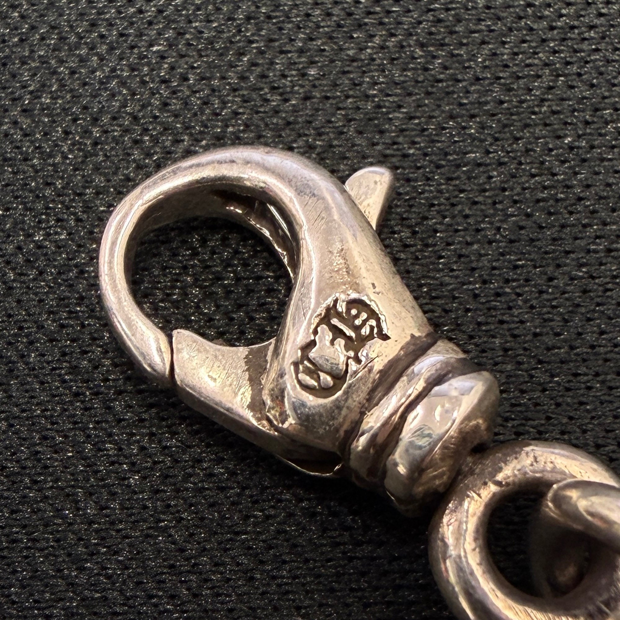 CHROME HEARTS DICE Cross Ball Silver Bracelet Size 9 LINK クロムハーツ ダイス クロスボール シルバー ブレスレット サイズ9リンク