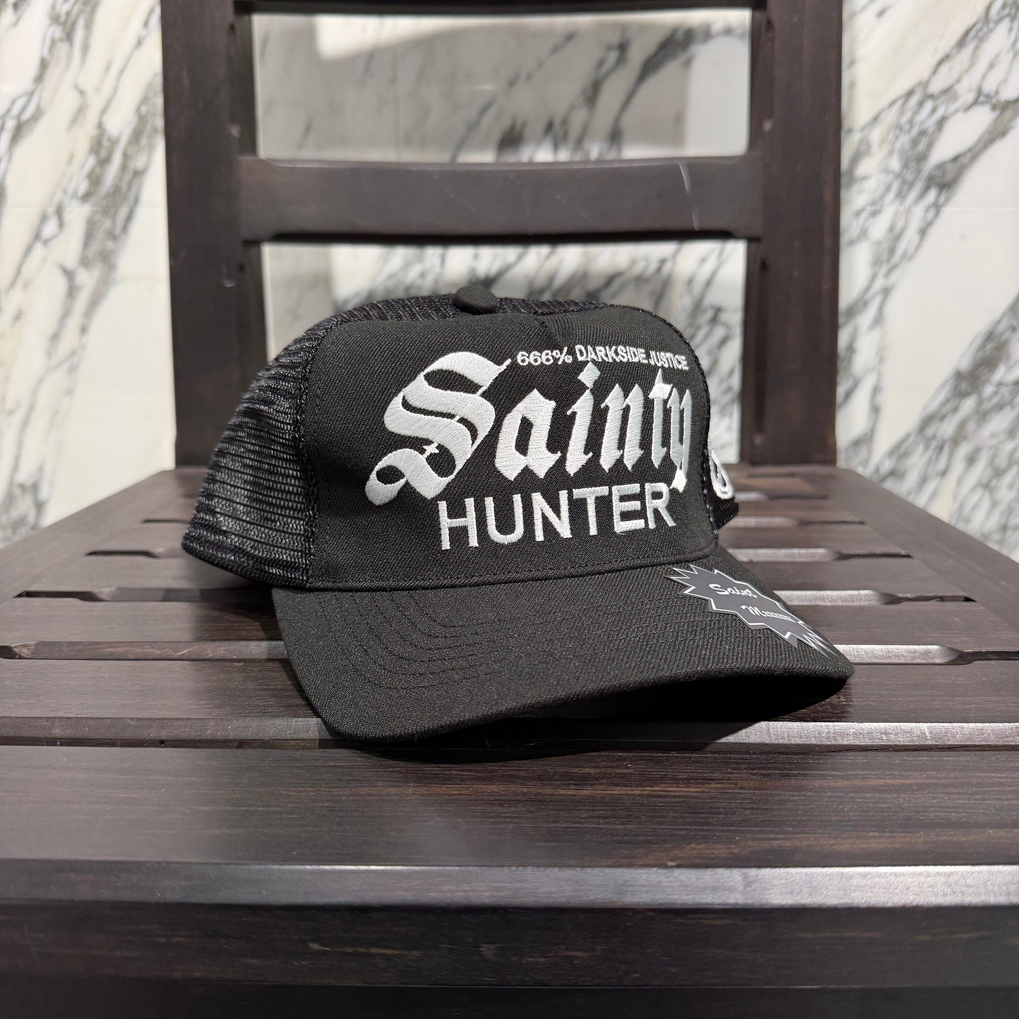 SAINT Mxxxxxx × BOUNTY HUNTER 2026SS "SAINTY HUNTER" Logo Embroidery Mesh Cap SM-MK8-0000-C37 Size ONE SIZE セントマイケル×バウンティハンター "セインティハンター" ロゴ刺繍 メッシュキャップ サイズONE SIZE