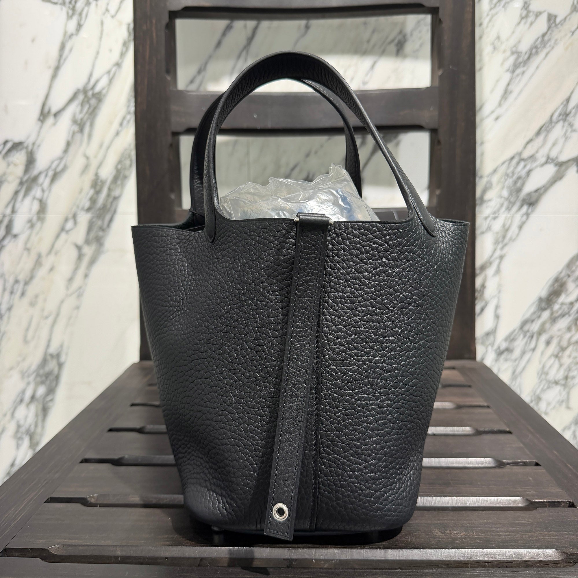 HERMES Picotin Lock PM "NOIR" G刻印 エルメス ピコタンロック PM "ノワール" G刻印
