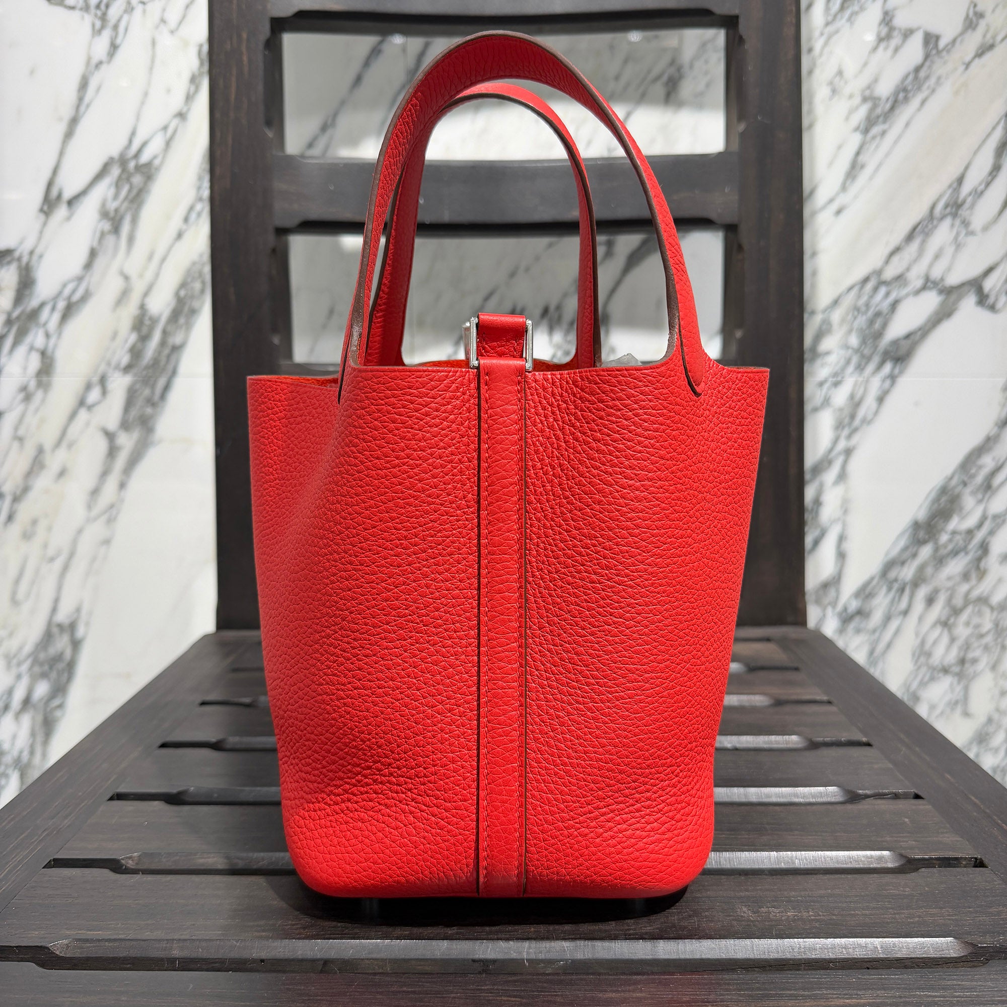 HERMES Picotin Lock PM "Rouge La Due" G刻印 エルメス ピコタンロック PM "ルージュラデュー" G刻印