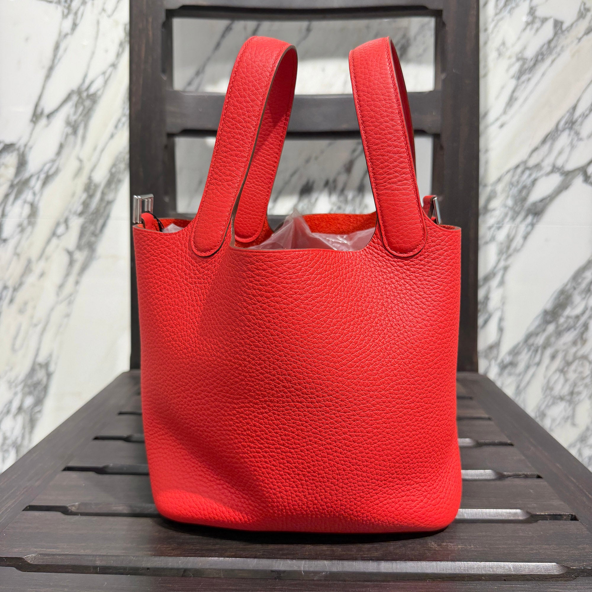 HERMES Picotin Lock PM "Rouge La Due" G刻印 エルメス ピコタンロック PM "ルージュラデュー" G刻印