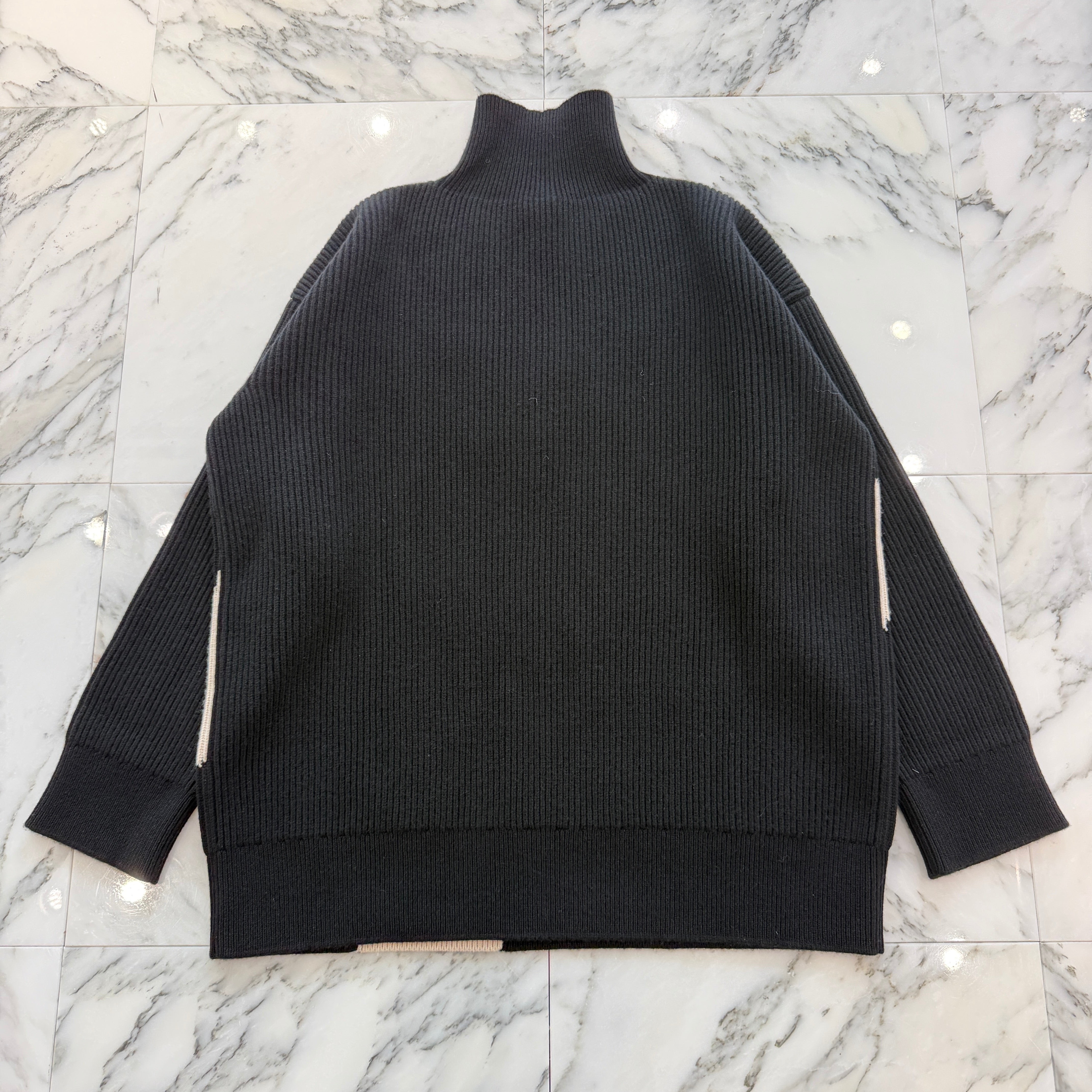 CHANEL 2026AW Coco Neige Ribbed Knit Sweater P82950 K11979 U9585 Size 42 シャネル ココ ネージュ リブニットセーター サイズ42