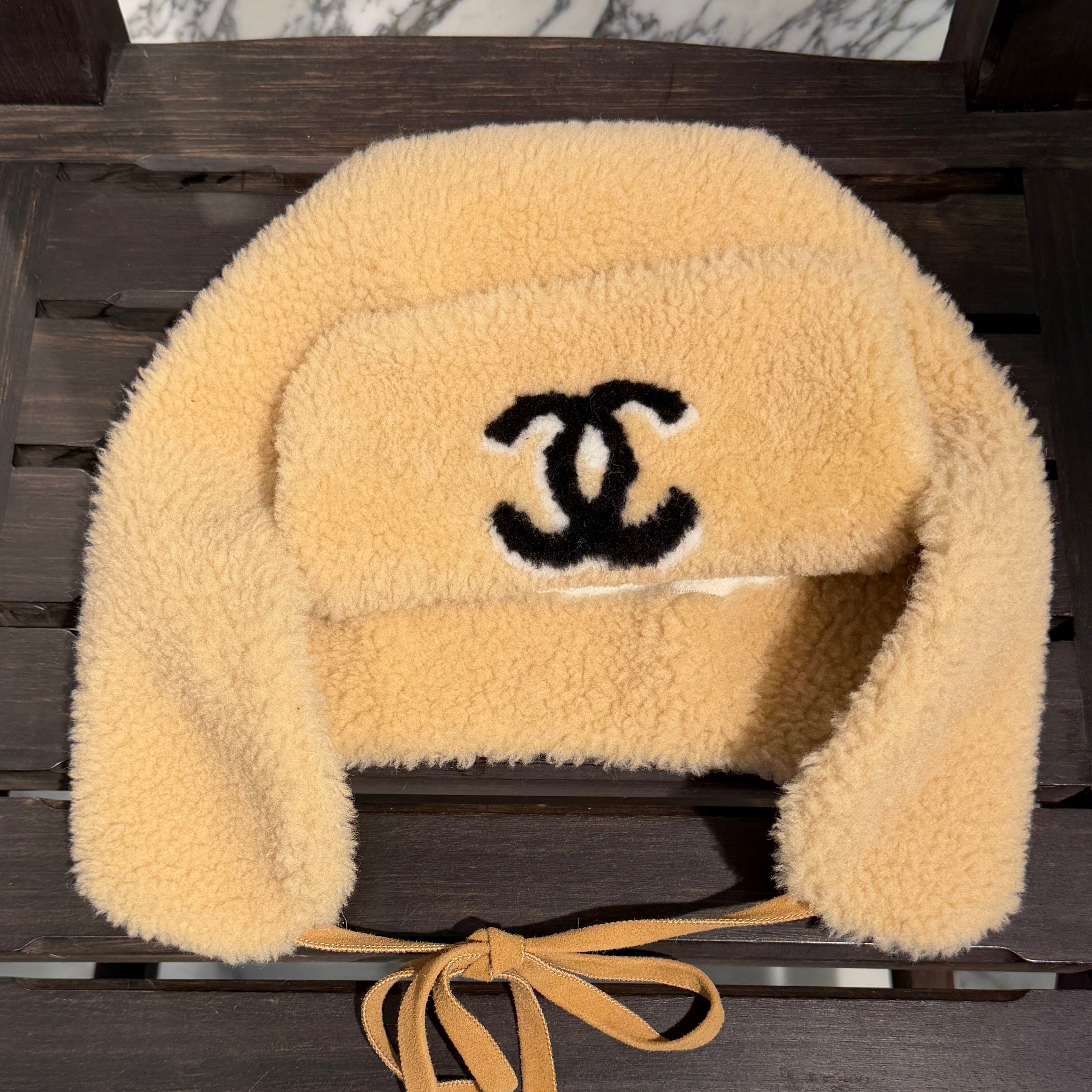 CHANEL 2026AW Coco Mark Wool Coco Neige Ushanka Hat AAC359 B26091 UD760 シャネル ココマーク ウール ココネージュ チャプカ帽