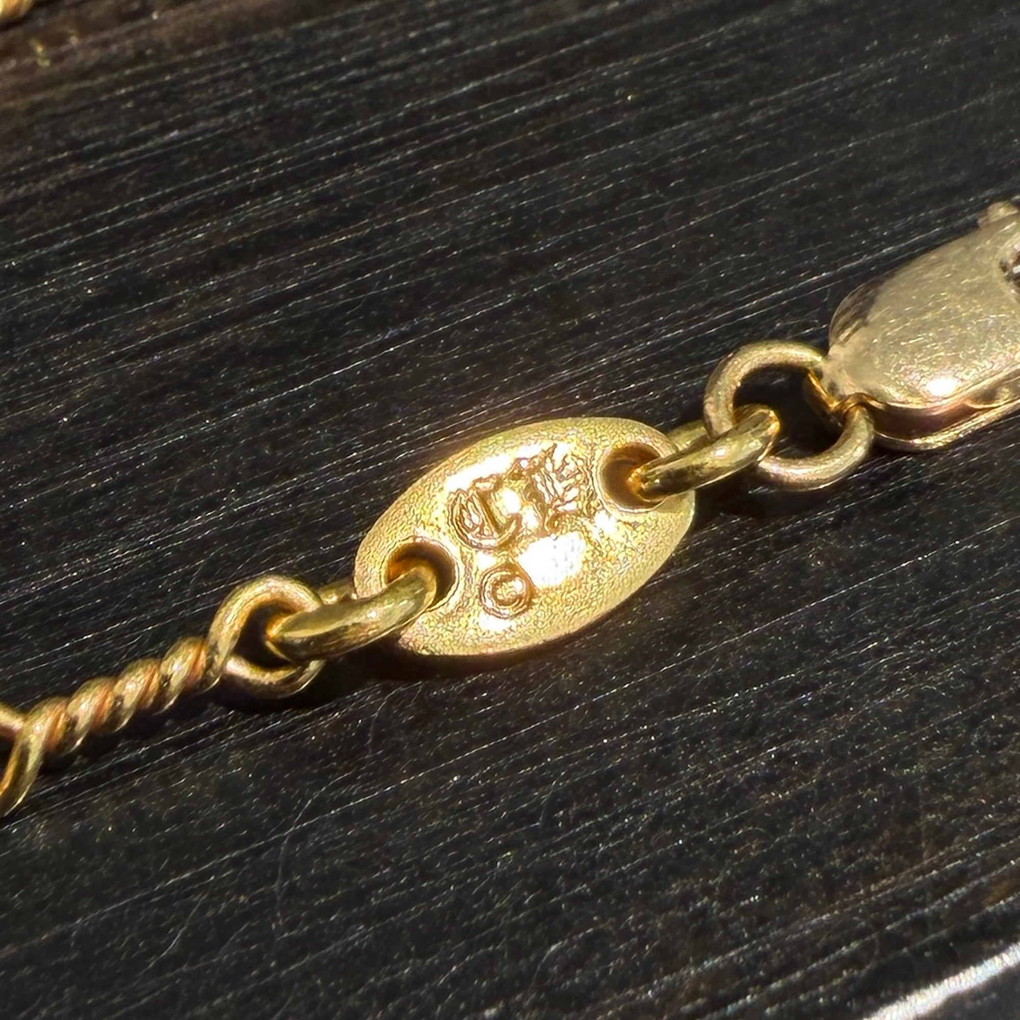 CHROME HEARTS 22K Twist Chain Necklace Size 18 Inch クロムハーツ 22K ツイストチェーン ネックレス サイズ 18インチ