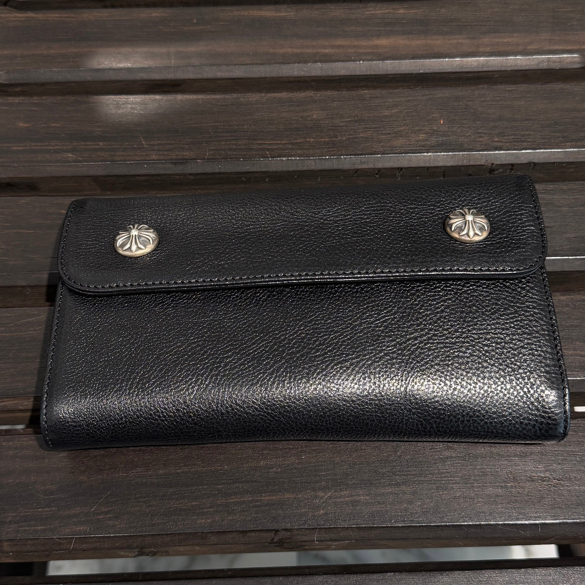 CHROME HEARTS Wave Cross Ball Wallet クロムハーツ ウェーブクロスボール ウォレット
