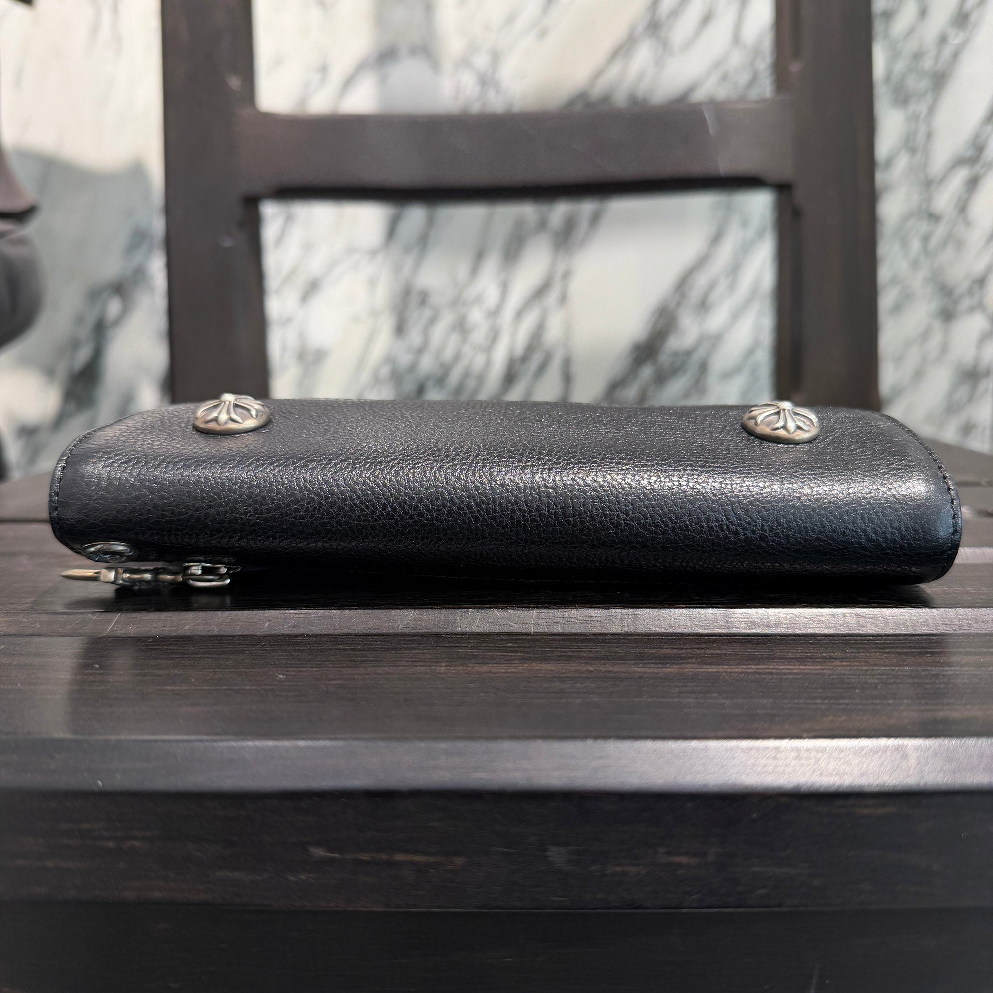 CHROME HEARTS Wave Cross Ball Wallet クロムハーツ ウェーブクロスボール ウォレット