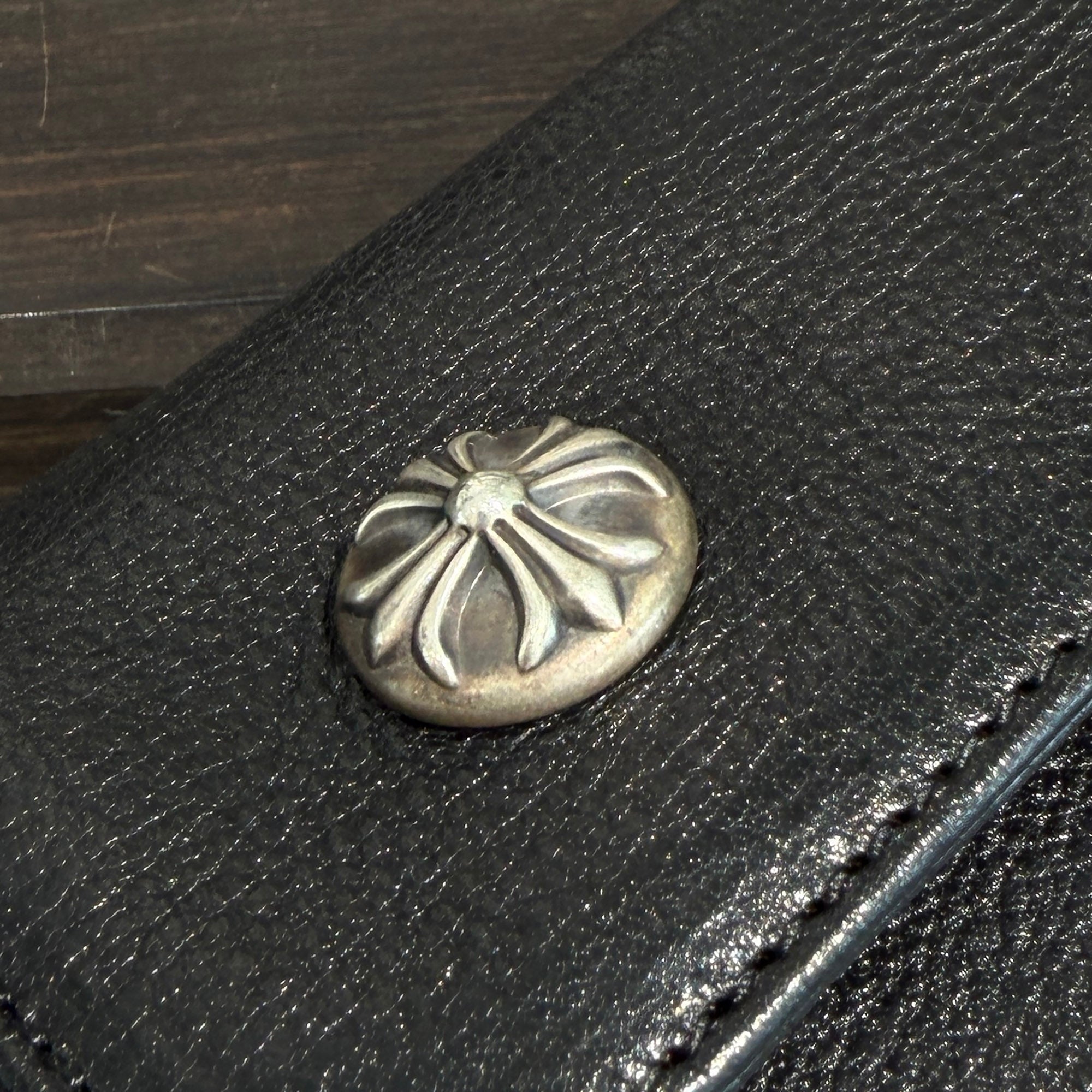 CHROME HEARTS Wave Cross Ball Wallet クロムハーツ ウェーブクロスボール ウォレット