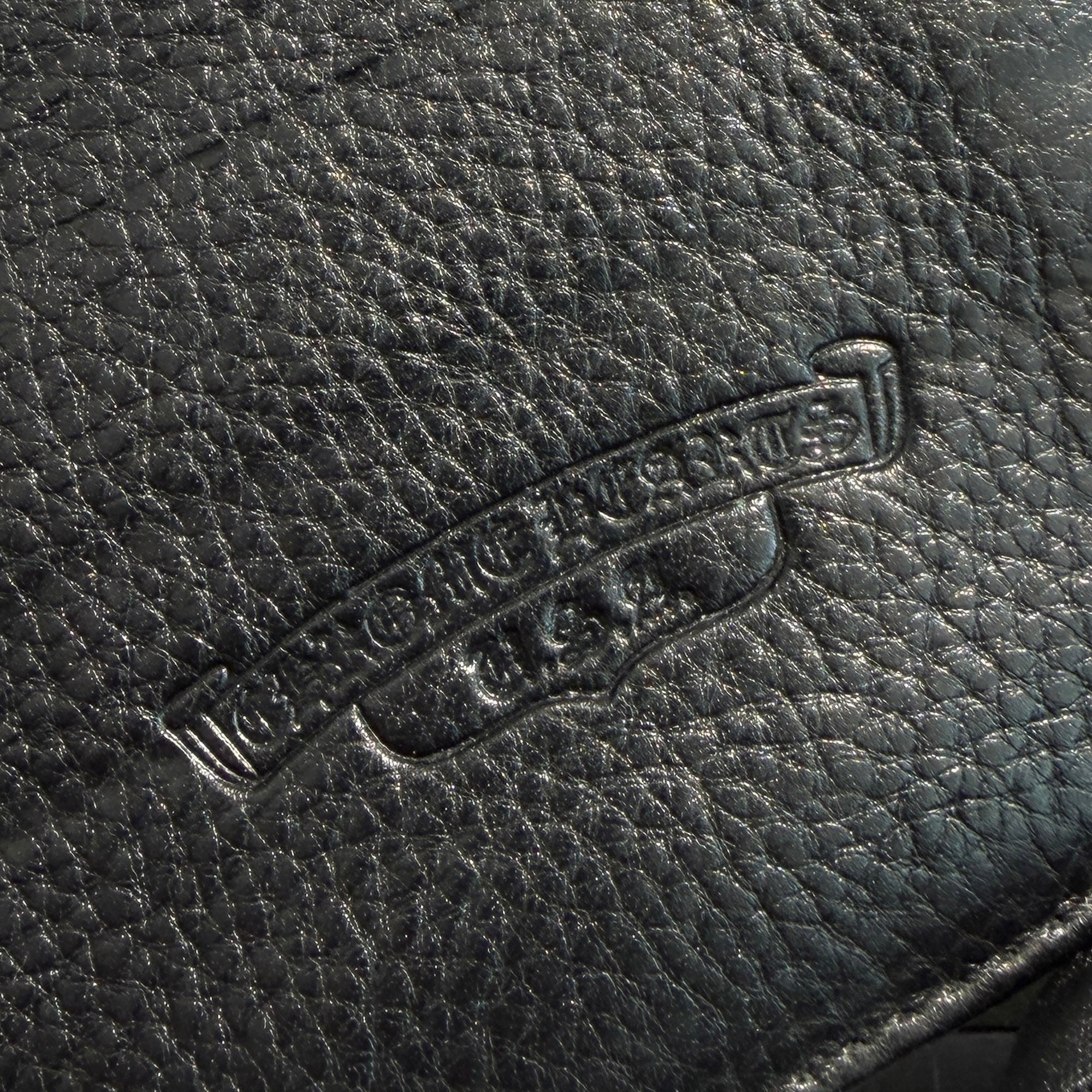 CHROME HEARTS 1SNAP Cross Ball Button Leather Wallet クロムハーツ 1スナップ クロスボールボタン レザーウォレット