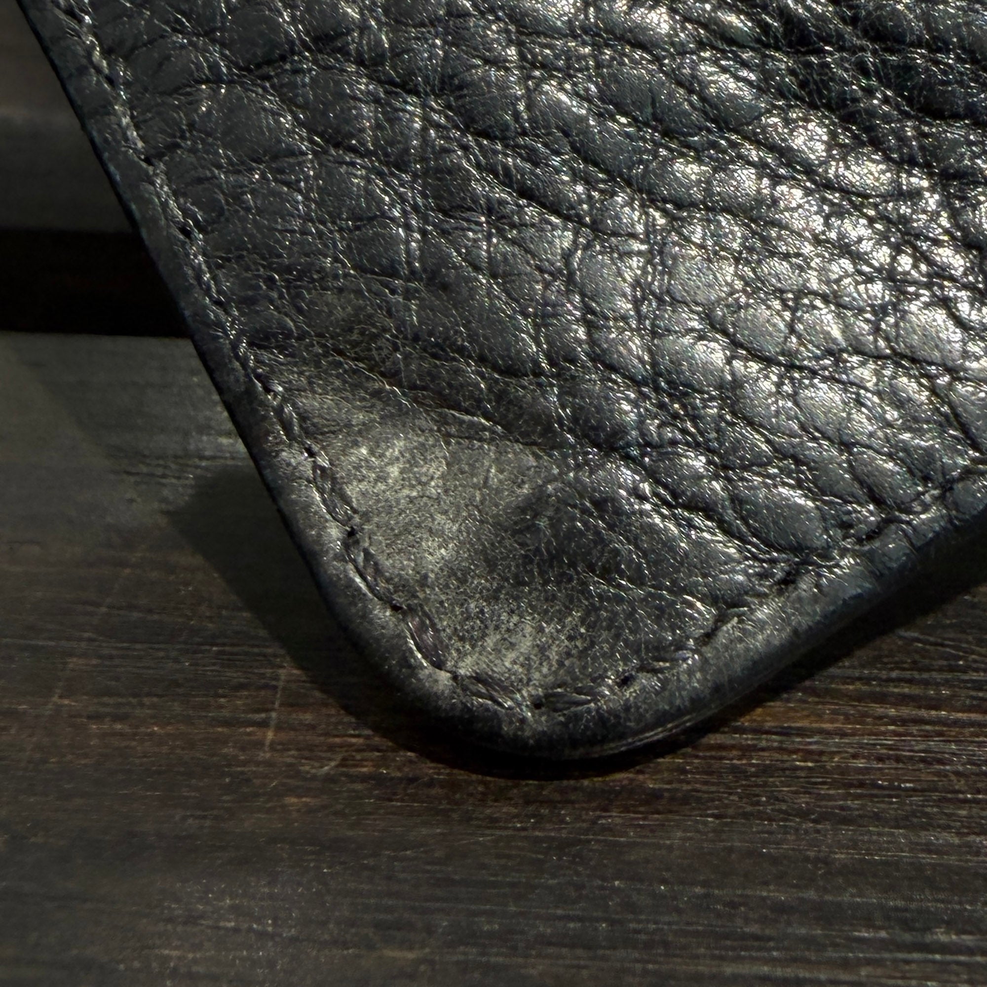 CHROME HEARTS 1SNAP Cross Ball Button Leather Wallet クロムハーツ 1スナップ クロスボールボタン レザーウォレット
