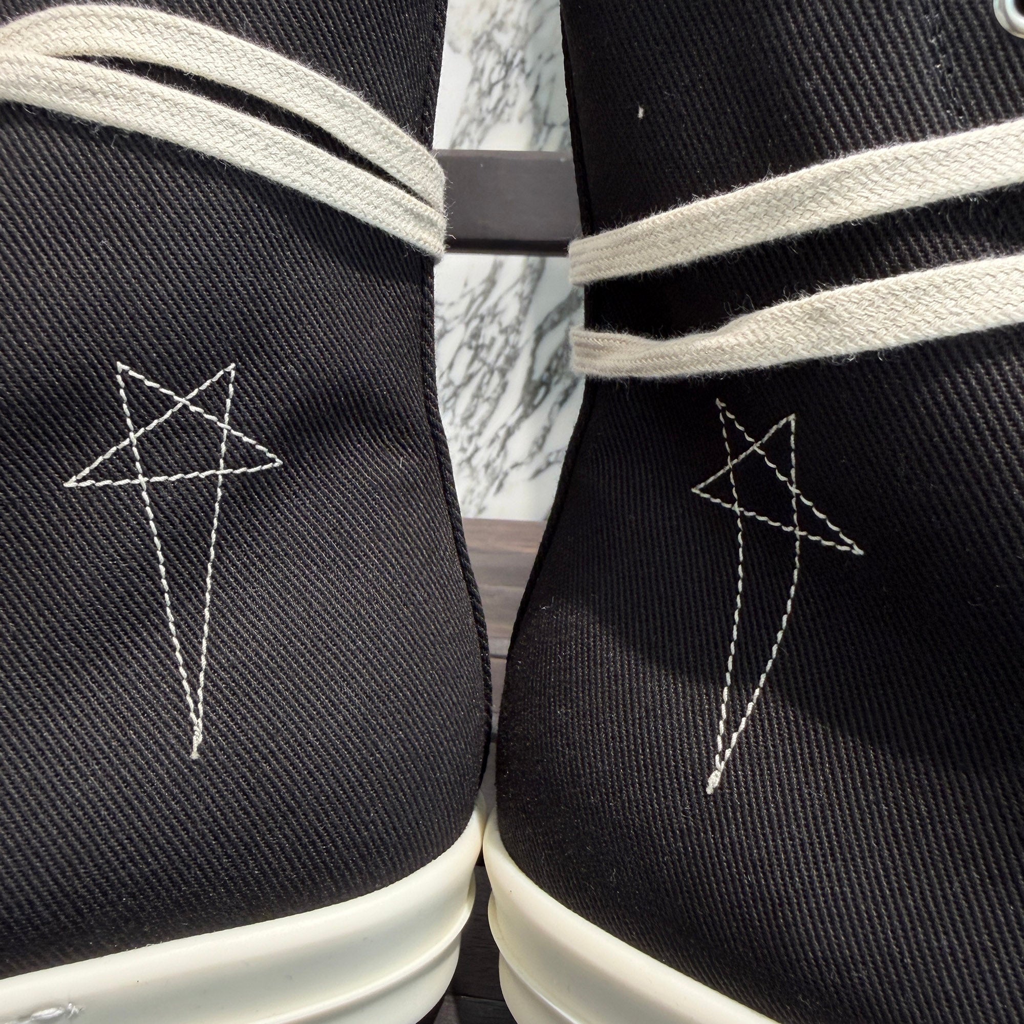 Rick Owens 2026AW DRKSHDW "SNEAKS" High Cut Sneakers DU02F6800 Size 40(約25.0cm〜25.5cm) リックオウェンス ダークシャドウ "スニーク" ハイカットスニーカー サイズ40(約25.0cm〜25.5cm)