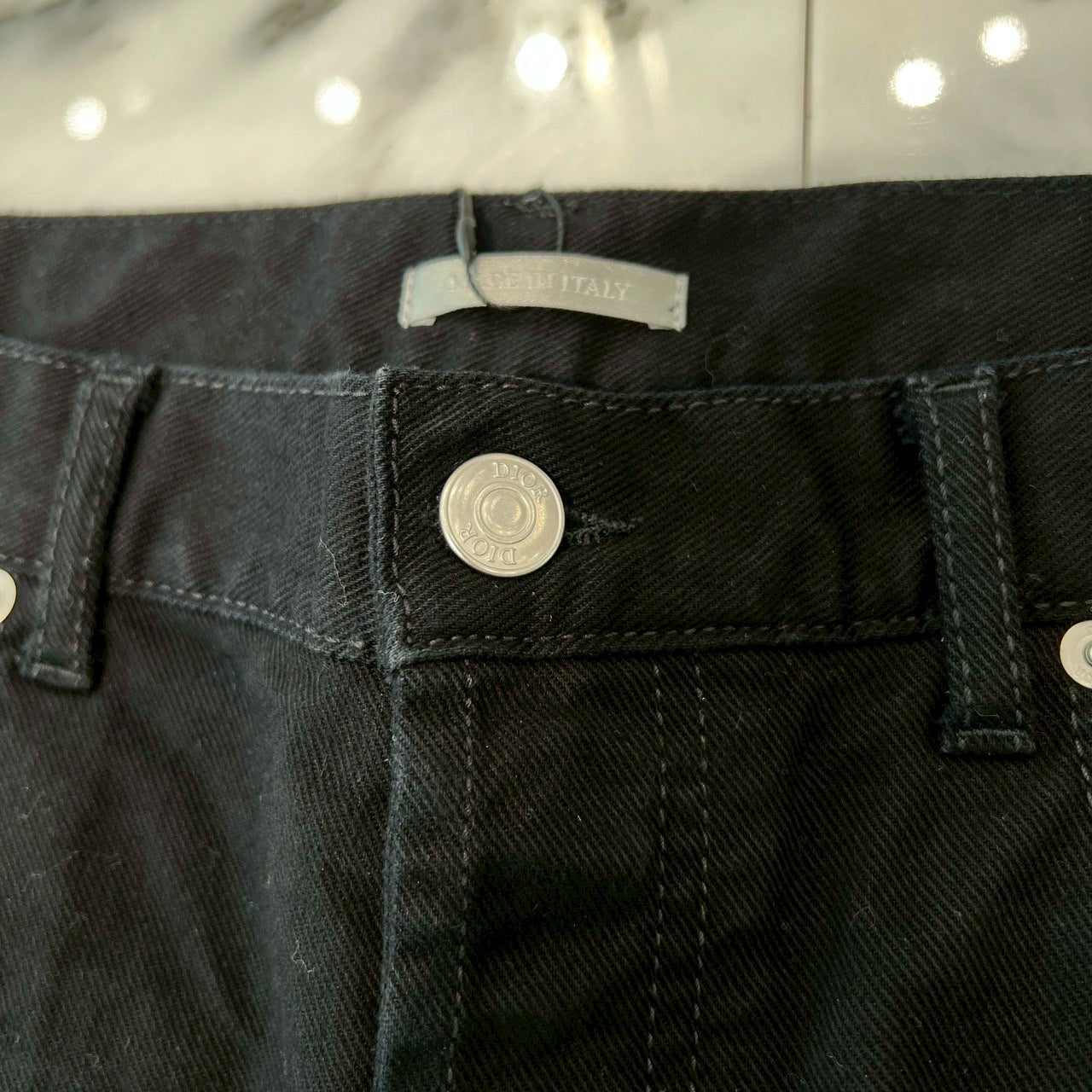 DIOR 2022SS Slim Fit Cotton Denim Pants 193DS10A217X Size 34