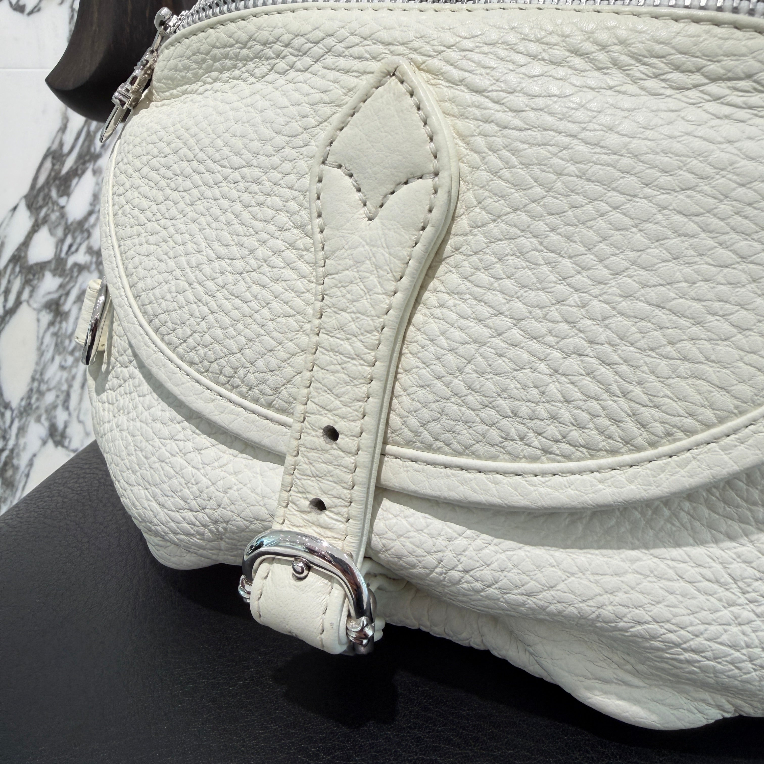 CHROME HEARTS 1 SNAT PACK MEDIUM LEATHER WAIST BAG クロムハーツ 1