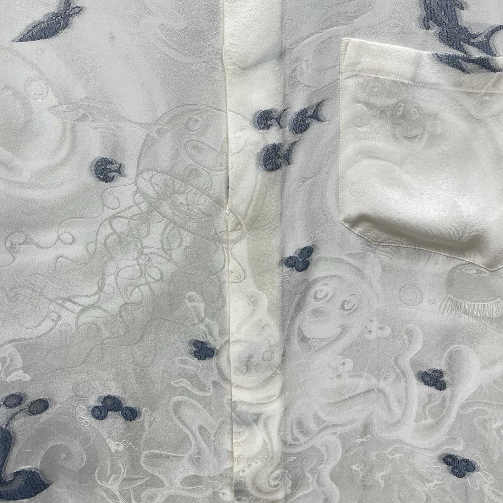 DIOR × Kenny Scharf 2021SS Silk Print Shirts 033C508A5198 Size 40