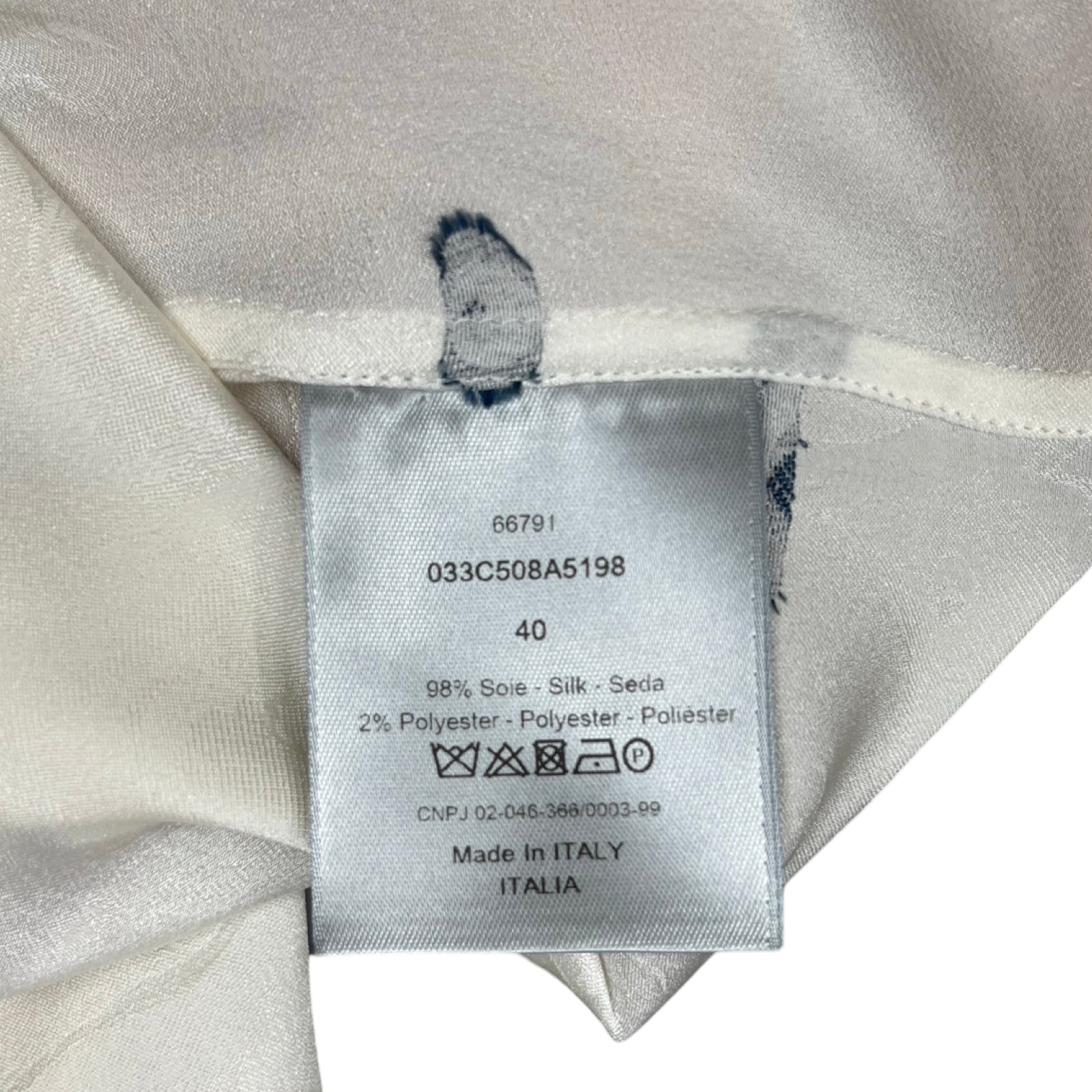 DIOR × Kenny Scharf 2021SS Silk Print Shirts 033C508A5198 Size 40