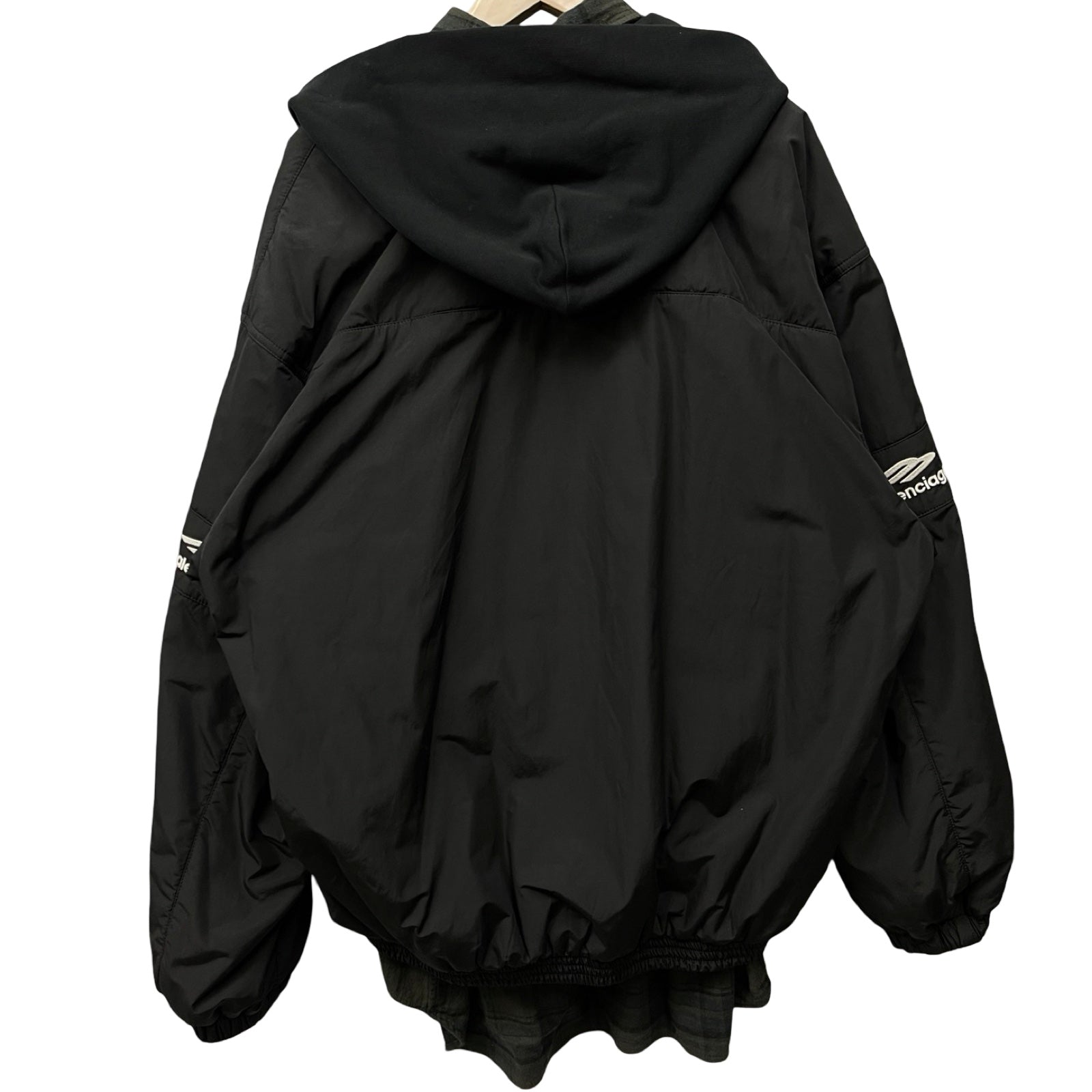 BALENCIAGA 2024SS Layered Track Jacket Blouson  773046 TNQ25