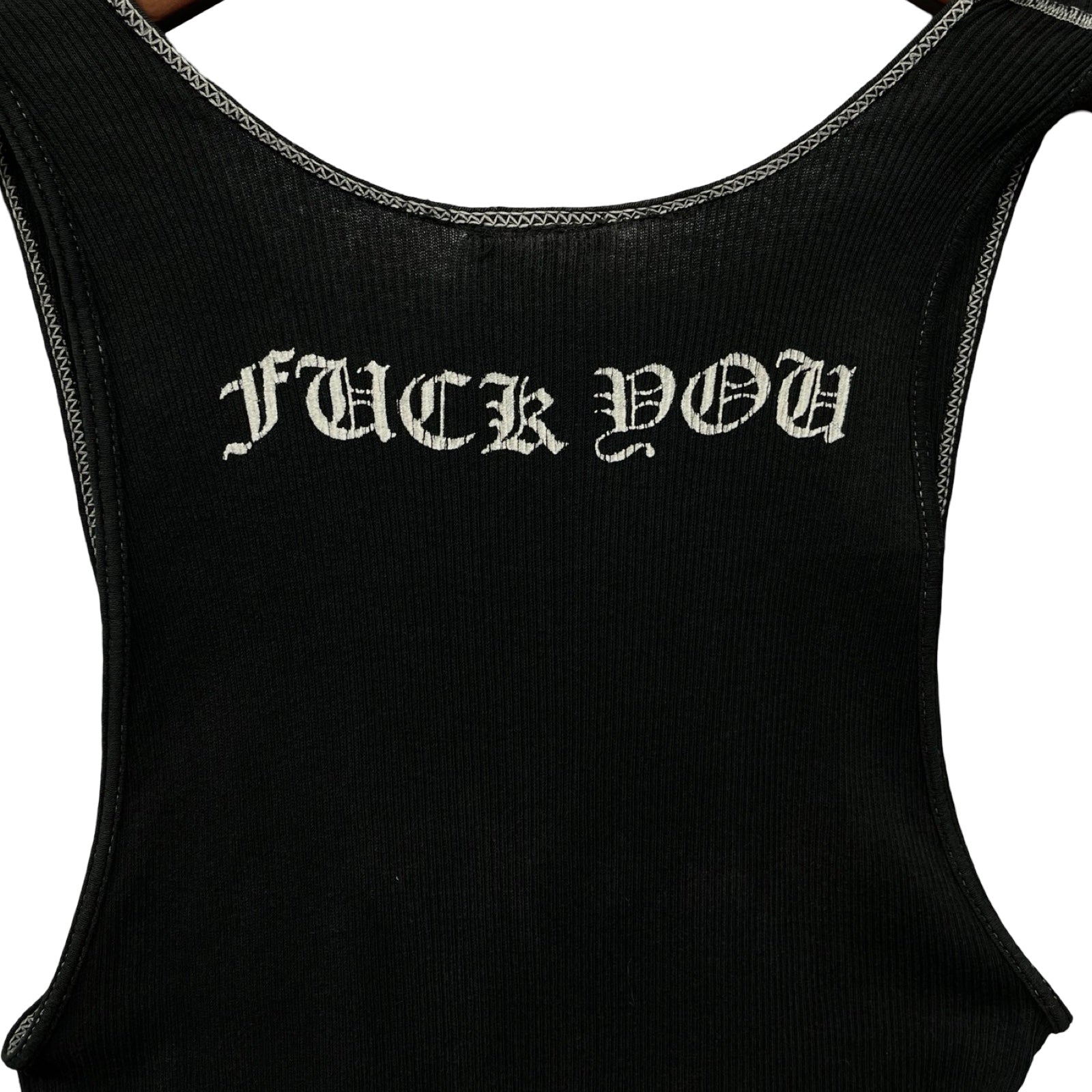 CHROME HEARTS Los Angels Limited FUCK YOU Horseshoe Tank Top Size L