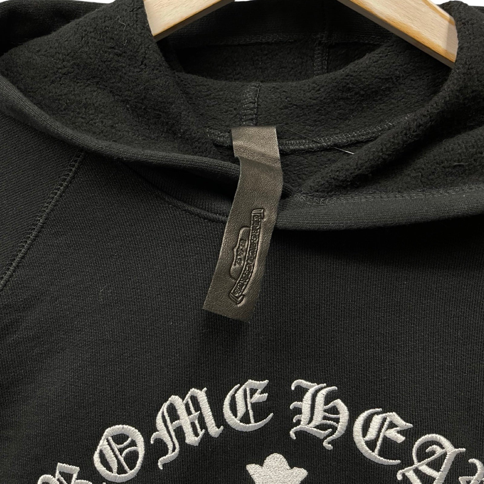 CHROME HEARTS Y NOT King Taco 3Cemetery Cross Pullover Hoodie Size M