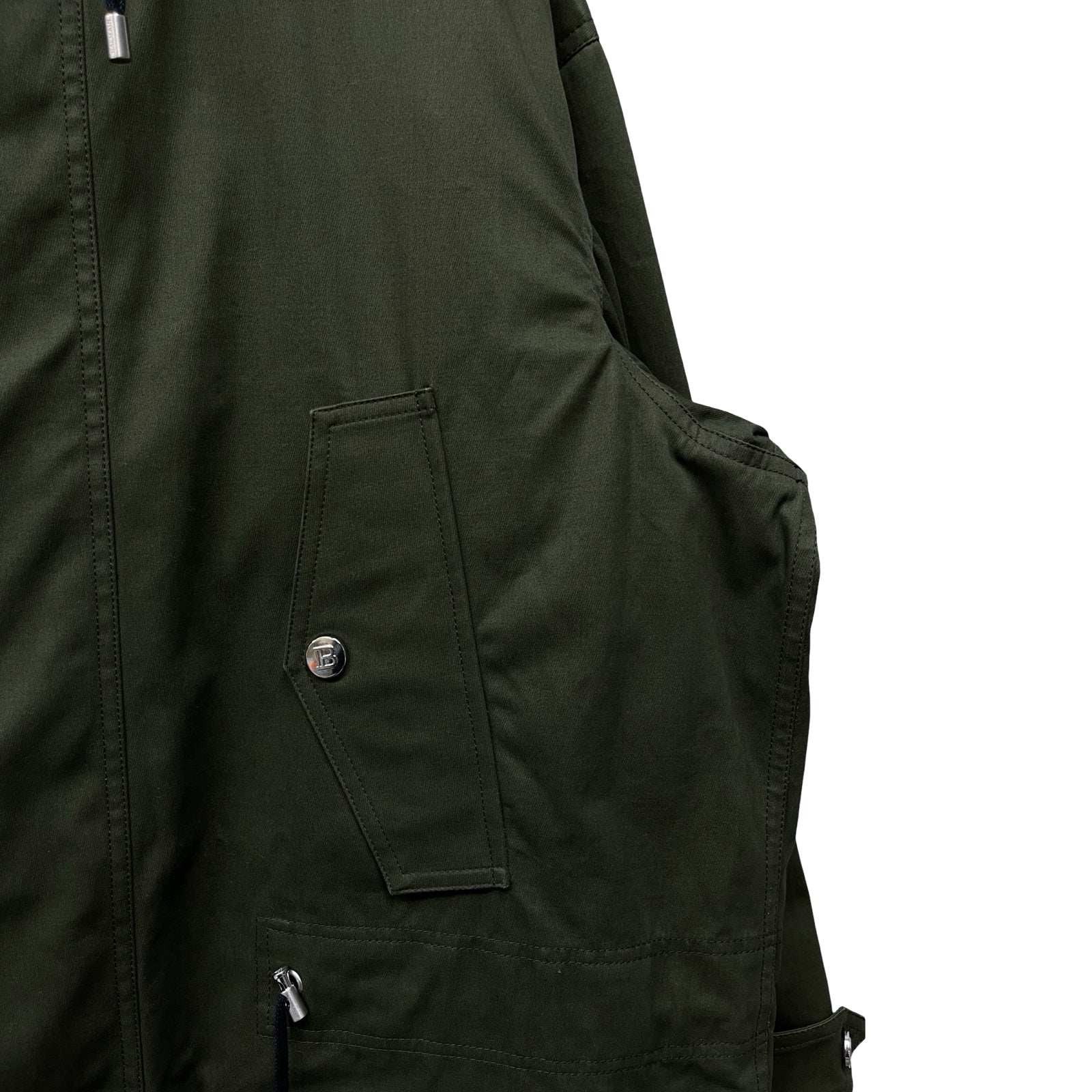 BALMAIN Mods Coat VH1TJ026 C039 Size 46