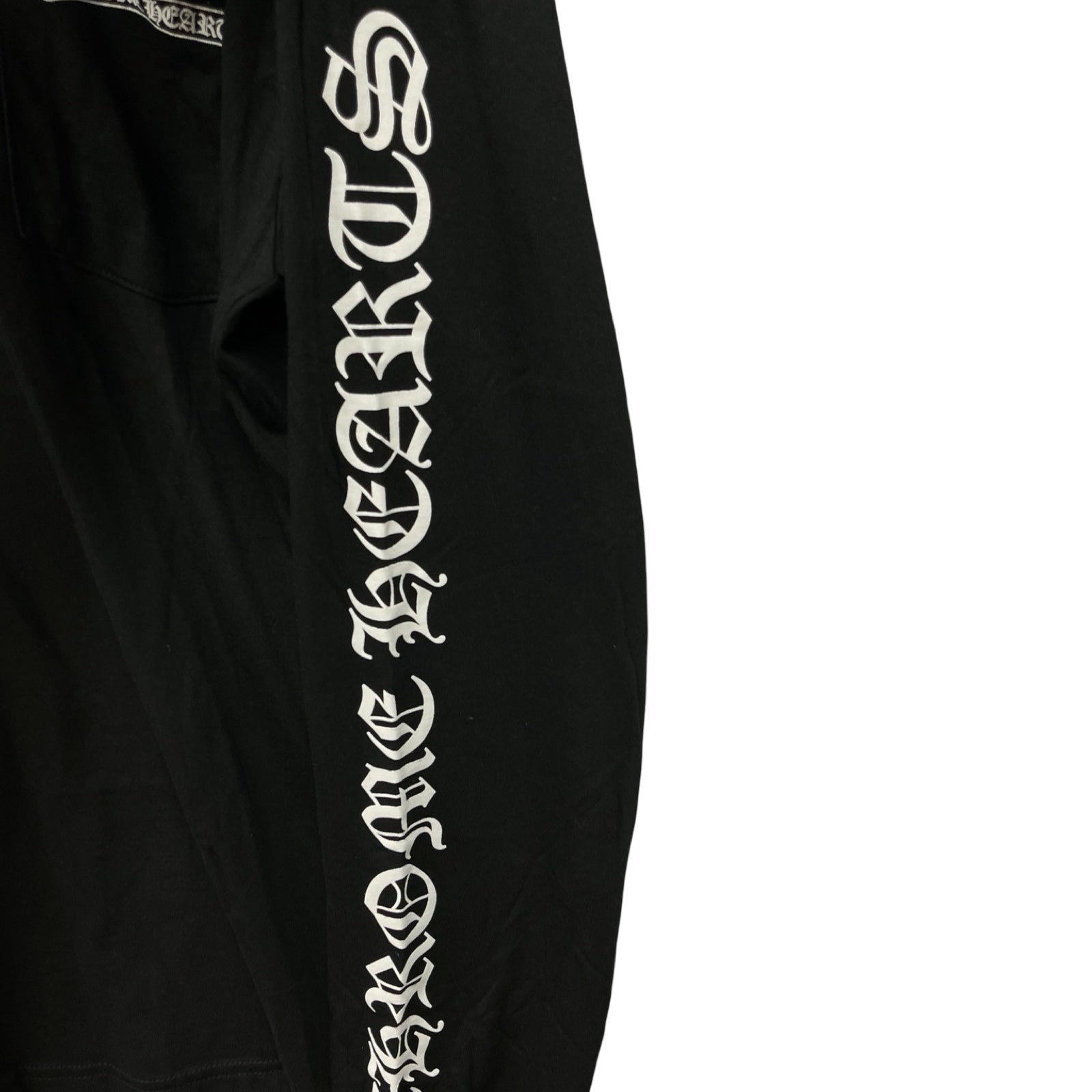 CHROME HEARTS Back Scroll Fuck You Long Sleeve Tee Size L