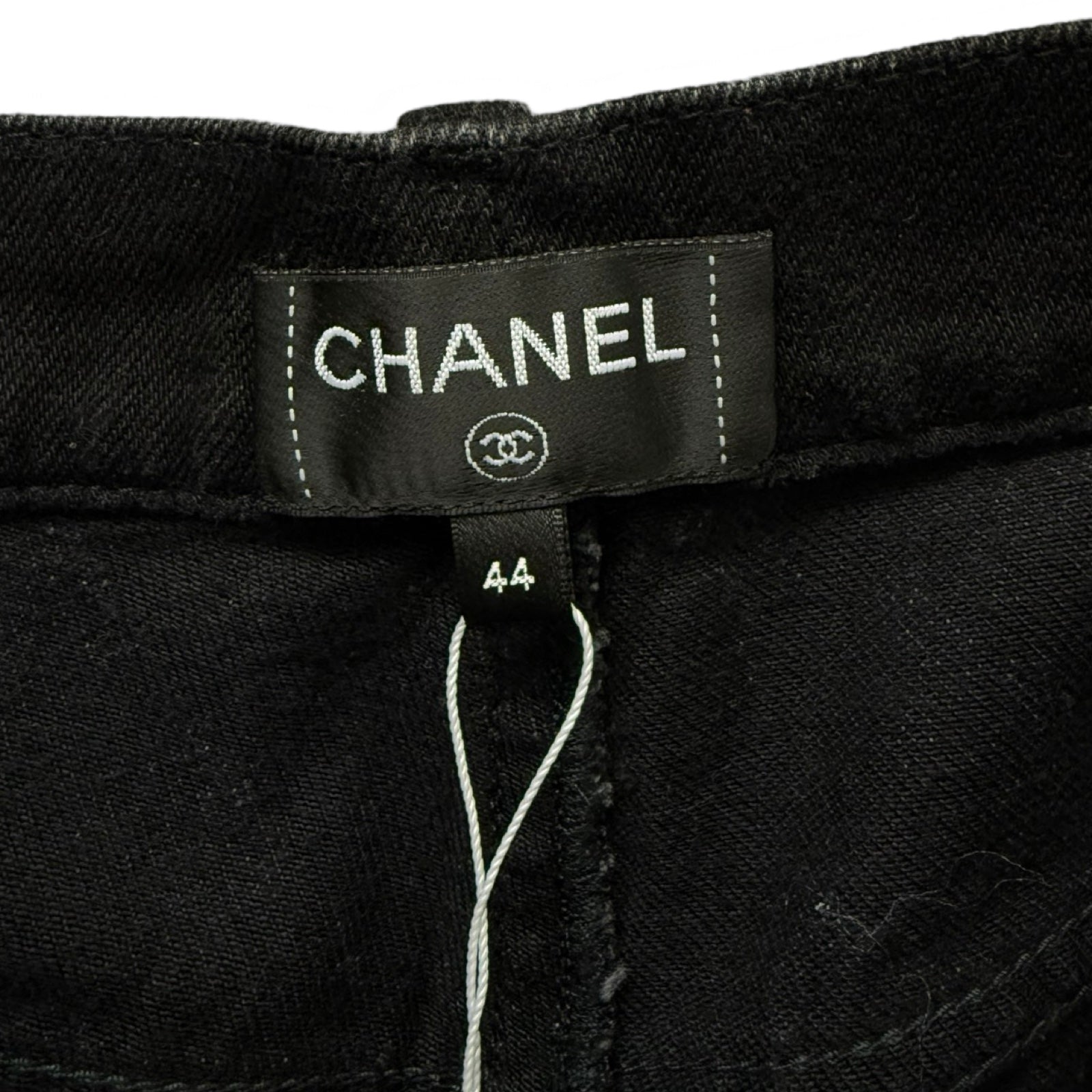 CHANEL 2022AW Matelasse Denim Jeans P73394V65025 Size 44