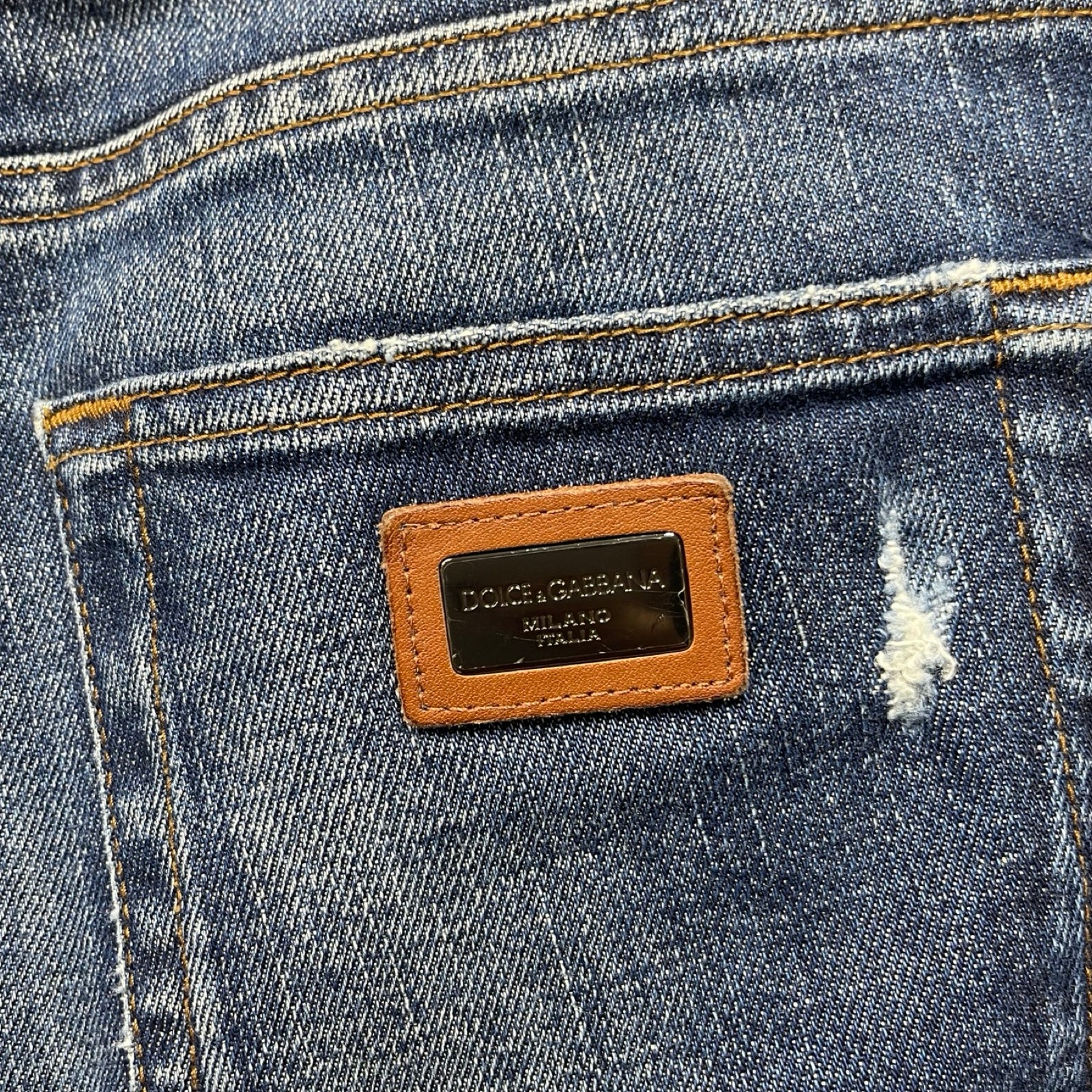 Dolce&Gabbana 2020AW Crash Repair Jeans GYJDAD G8DJ5