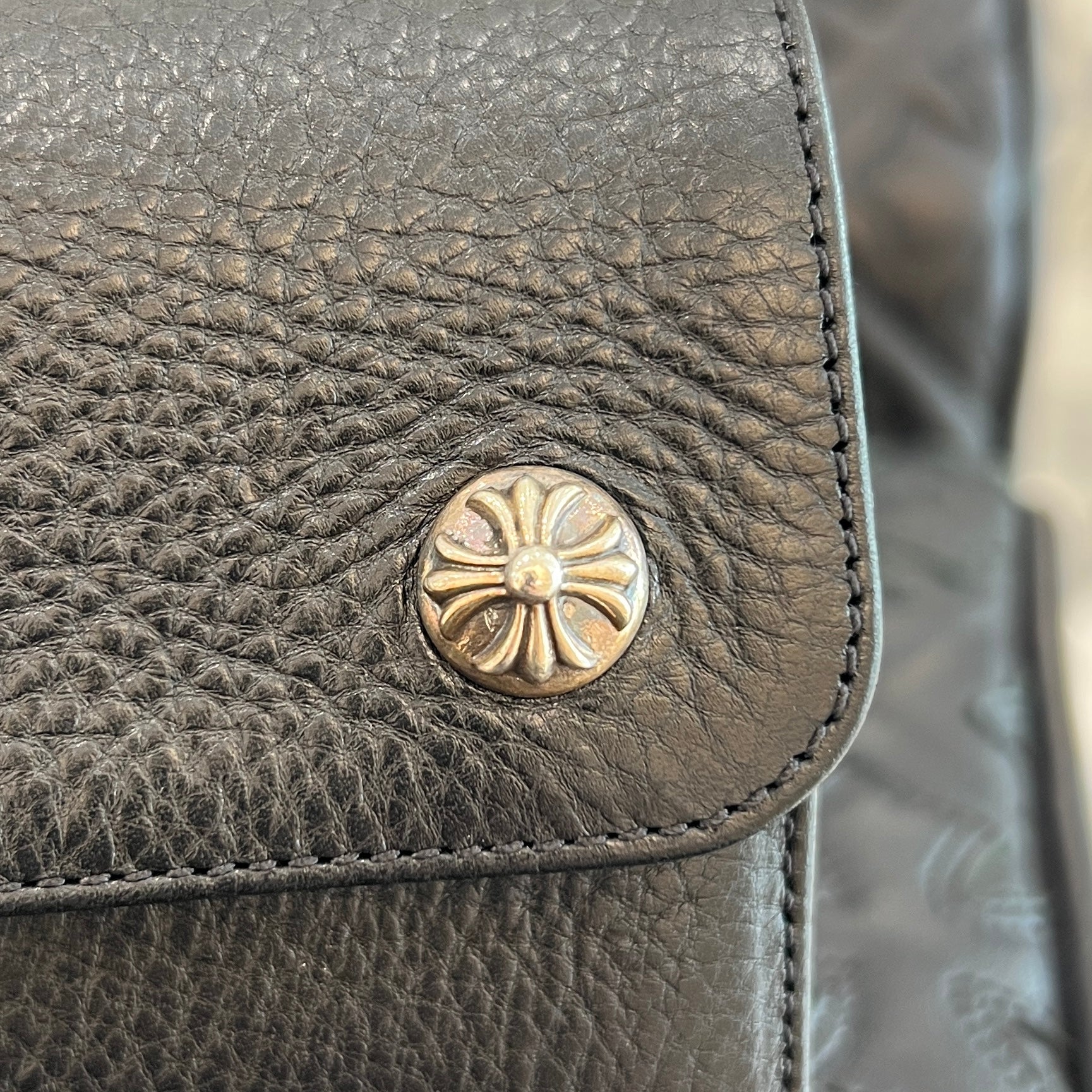 CHROME HEARTS Wave Mini Cross Ball Wallet クロムハーツ ウェーブ ミニ クロスボール ウォレット