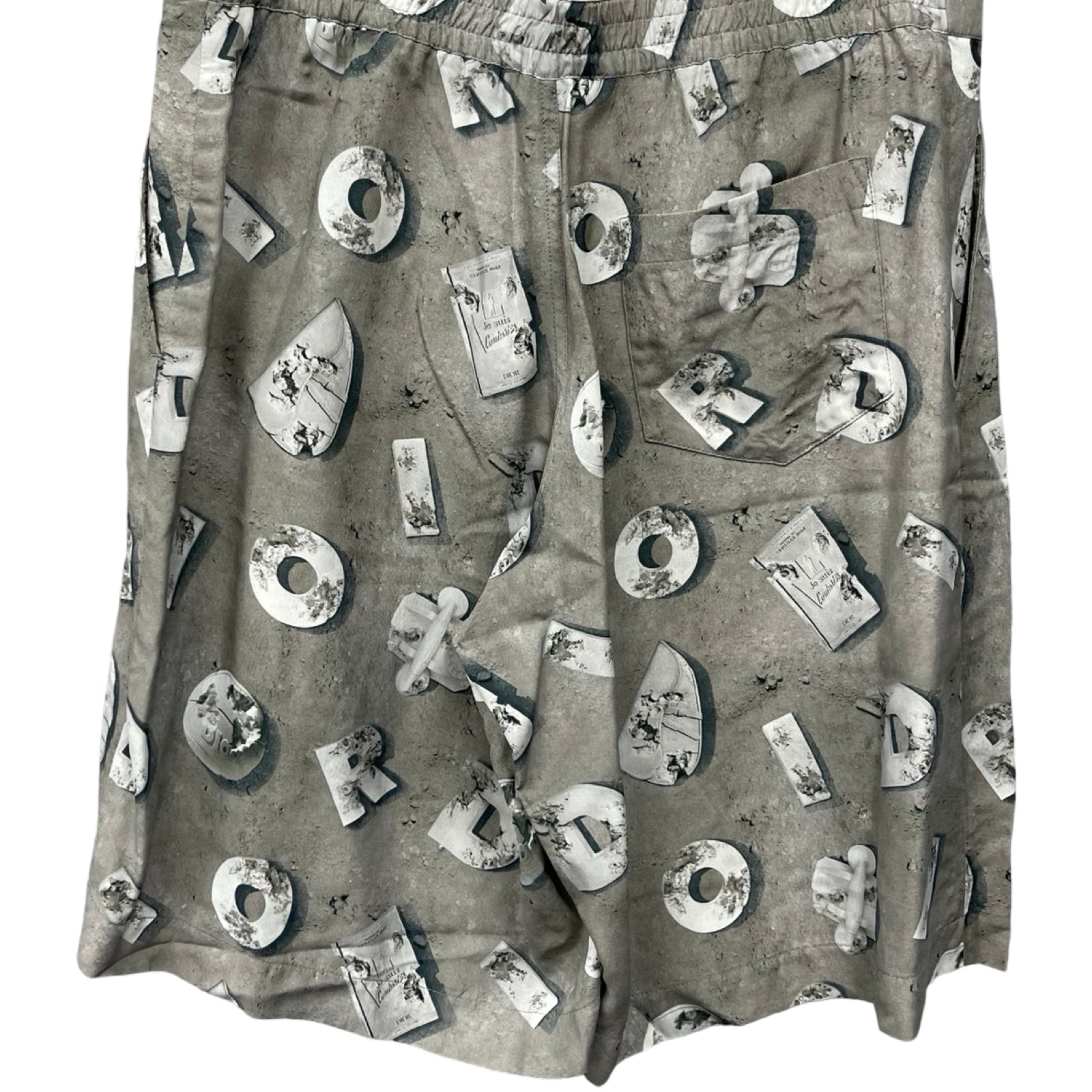 DIOR × Daniel Arsham 2020SS Technical Canvas Shirts Shorts 933C120A4846 Size 50